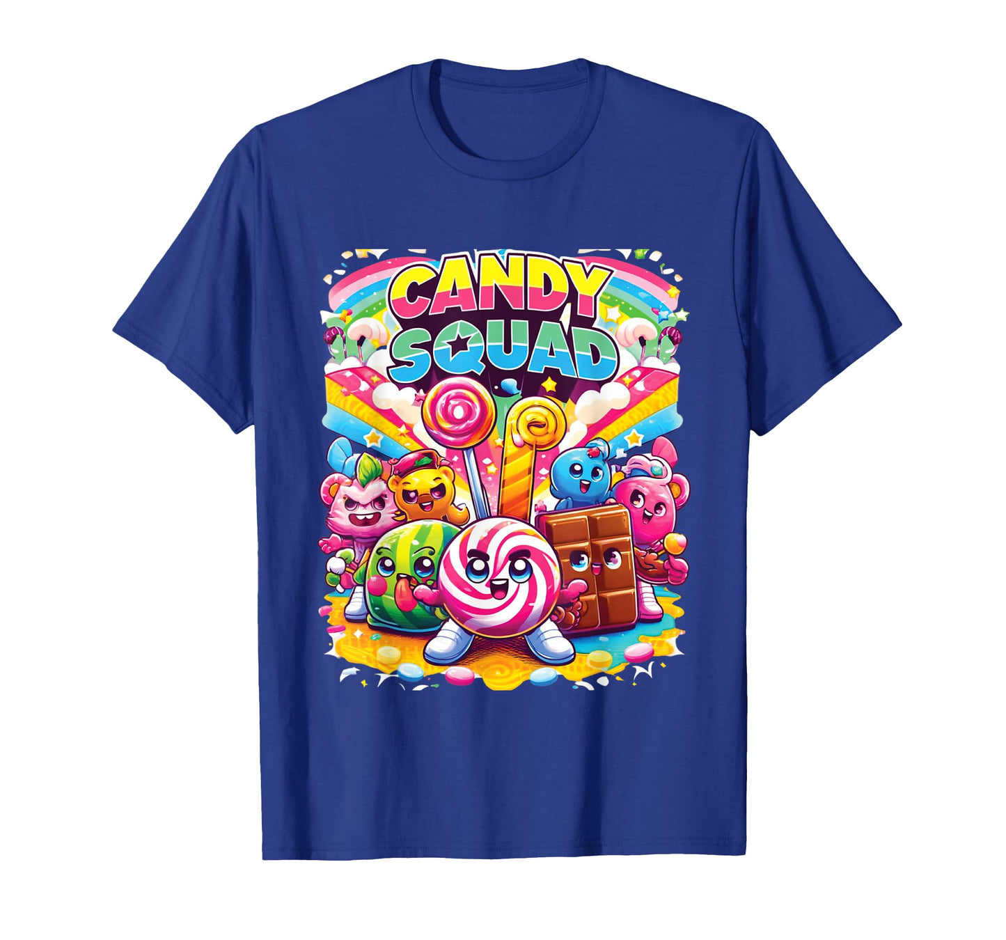 Candyland Party Candy Squad Colorful Candy For Kids Sweetie T-Shirt