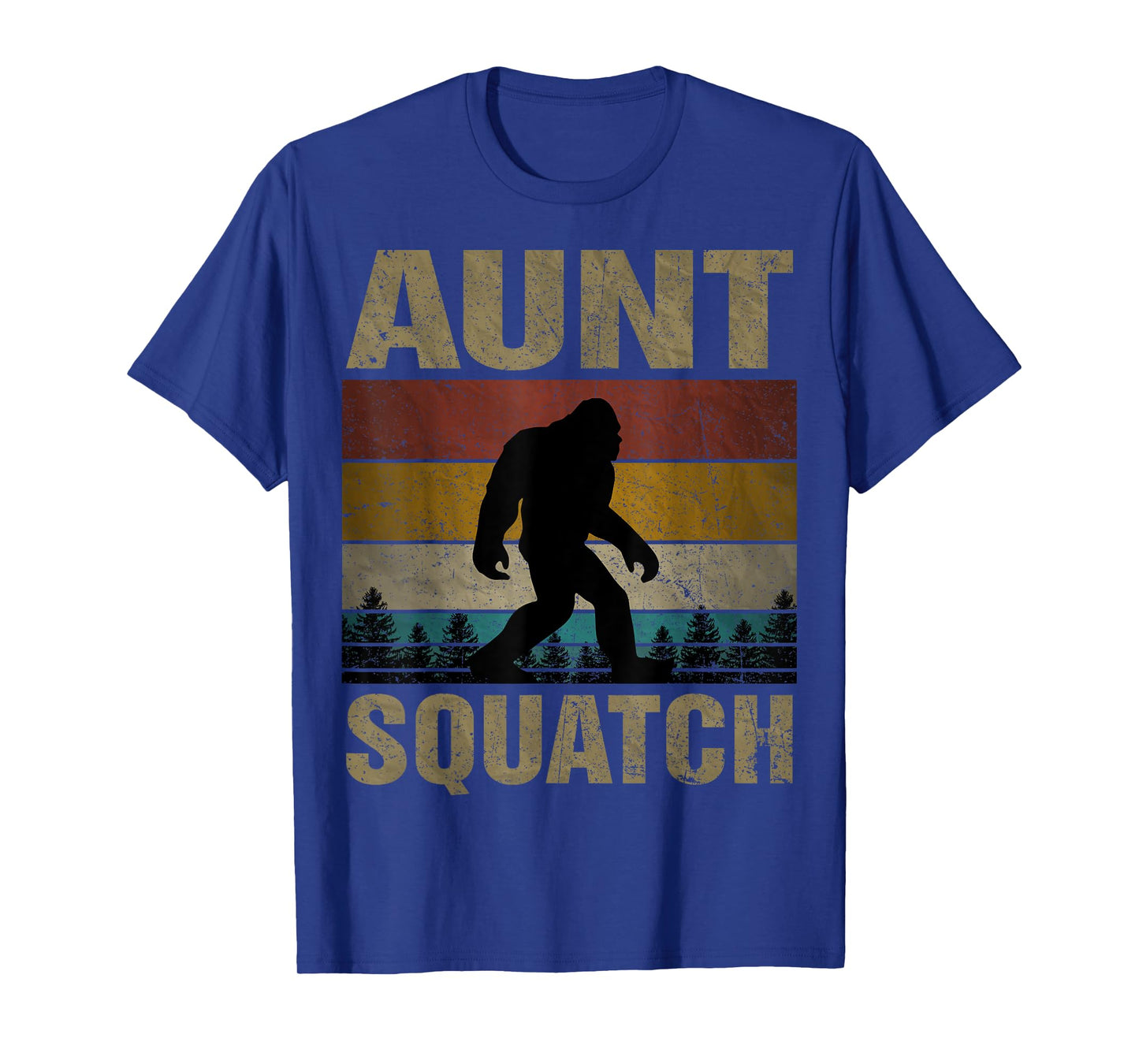 Aunt Squatch Bigfoot Aunt Sasquatch Yeti Family Matching T-Shirt