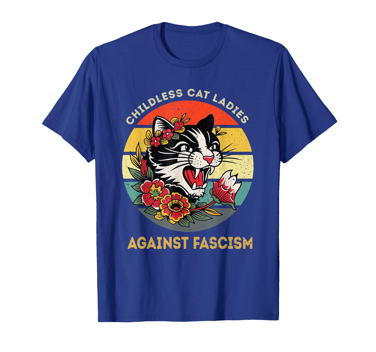 Childless Cat Ladies Against Fascism T-Shirt