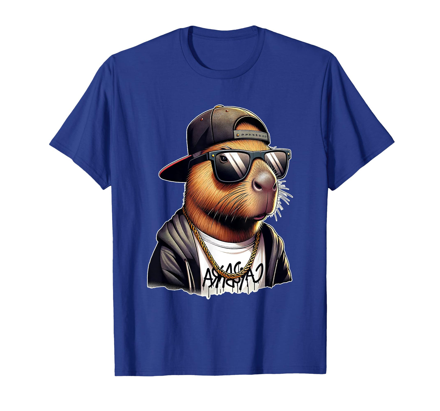 Cool Capybara Sunglasses Boys Mens Funny Capybara Lover T-Shirt