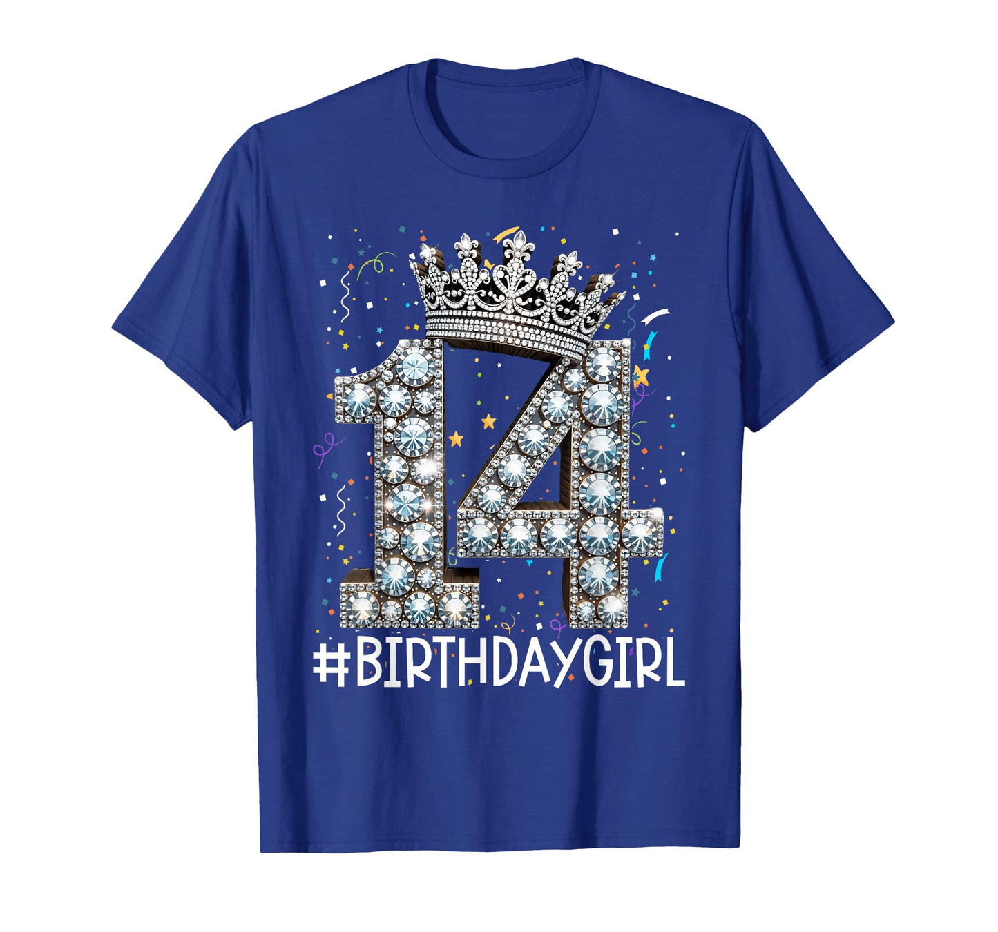 14 BirthdayGirl 14 Years Old Happy 14th Birthday Girl T-Shirt