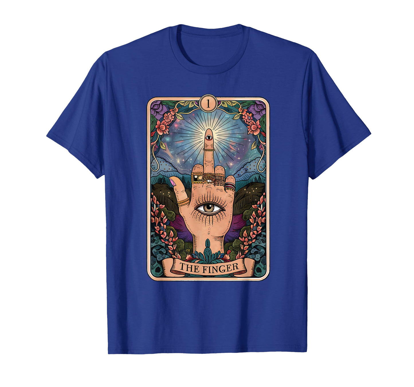 The Finger Funny Tarot Card Sassy Witchy Sarcastic Humor T-Shirt