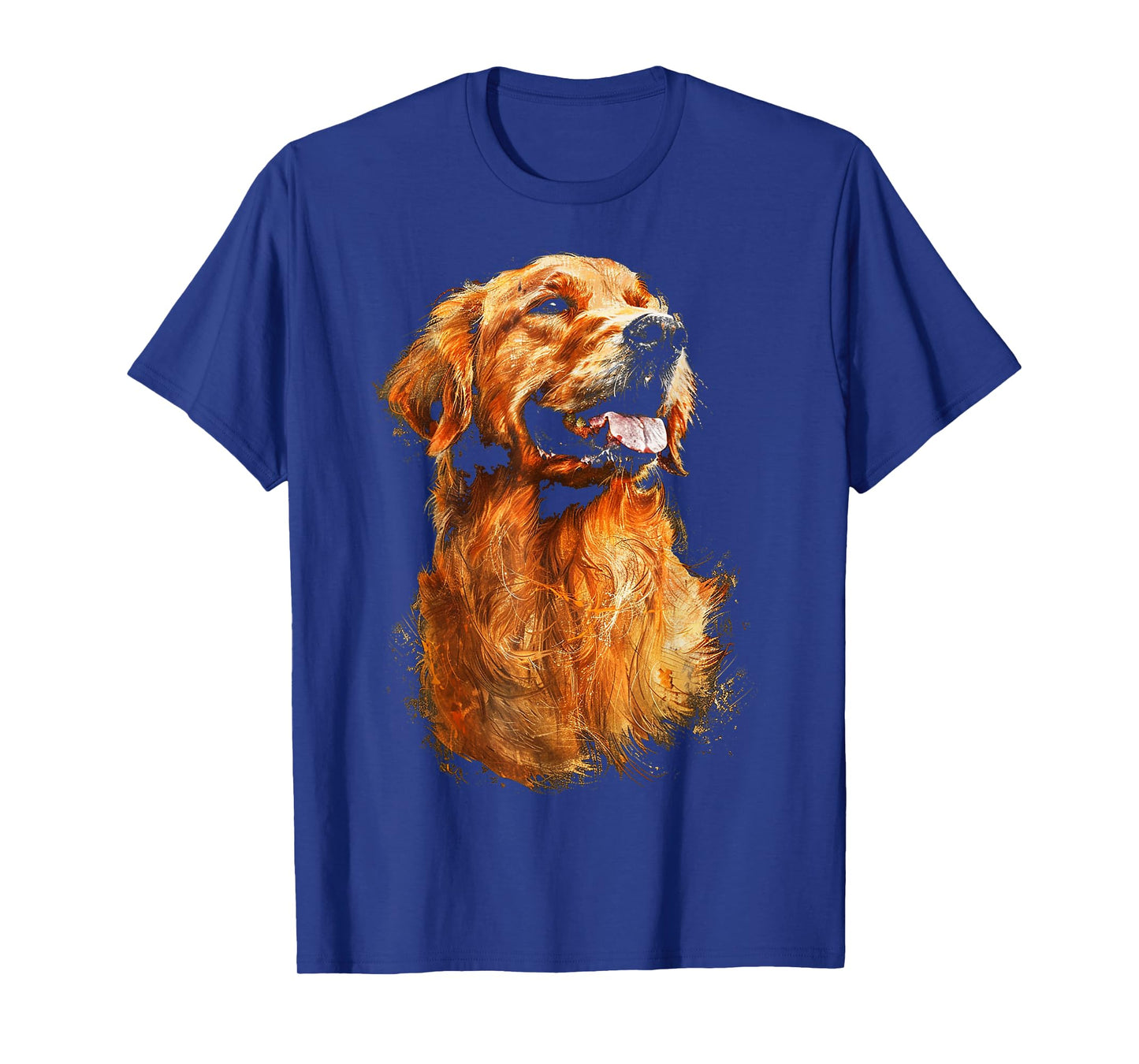 Golden Retriever Dog Graphic Pet Artwork Golden Retriever Men Women Kids T-Shirt