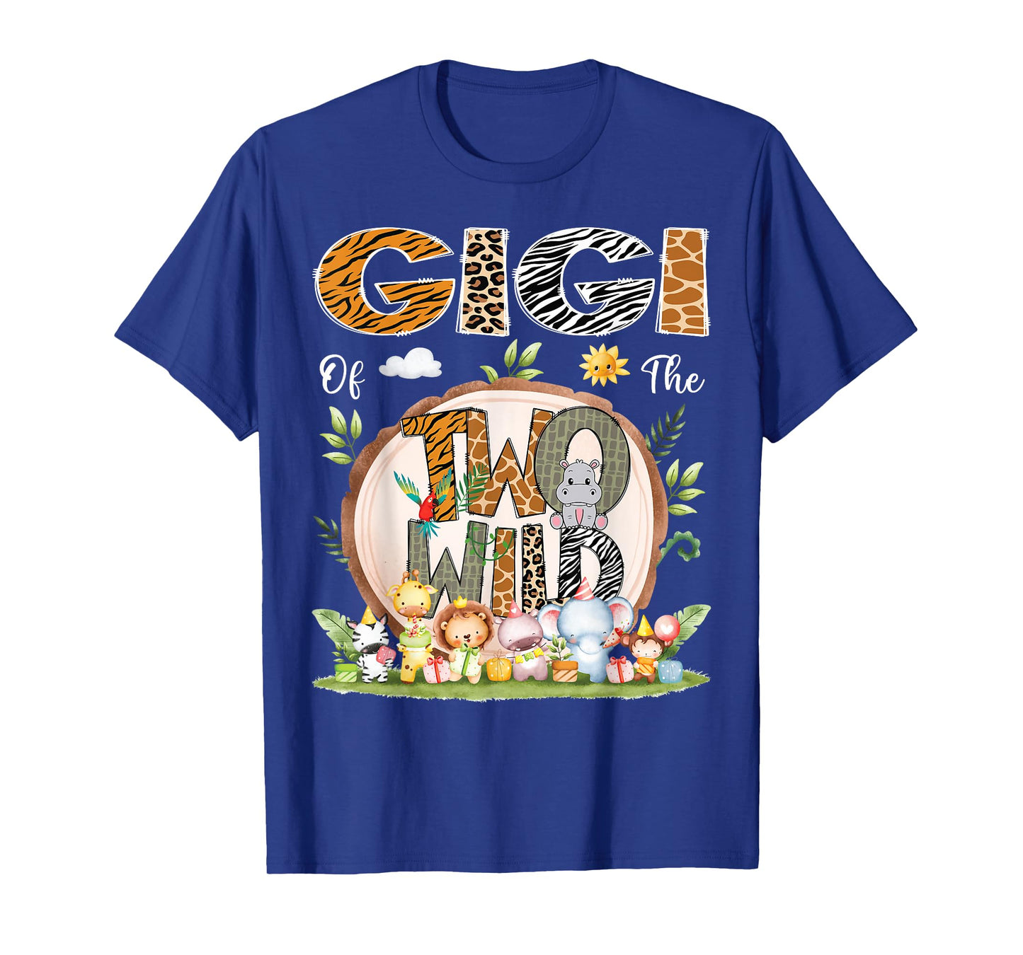Gigi Of The Two Wild Animal Safari 2Nd Birthday Party T-Shirt