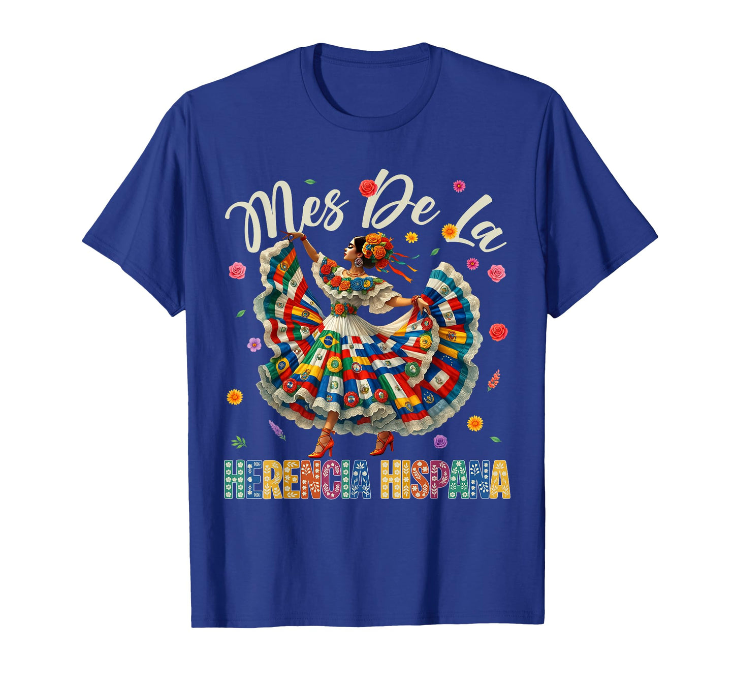 Mes De La Herencia Hispana Hispanic Heritage Month Womens T-Shirt