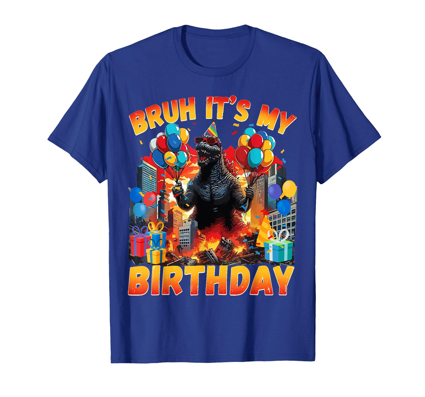 Kaiju Birthday Party Japan Monster Dinosuar Its My Birthday T-Shirt