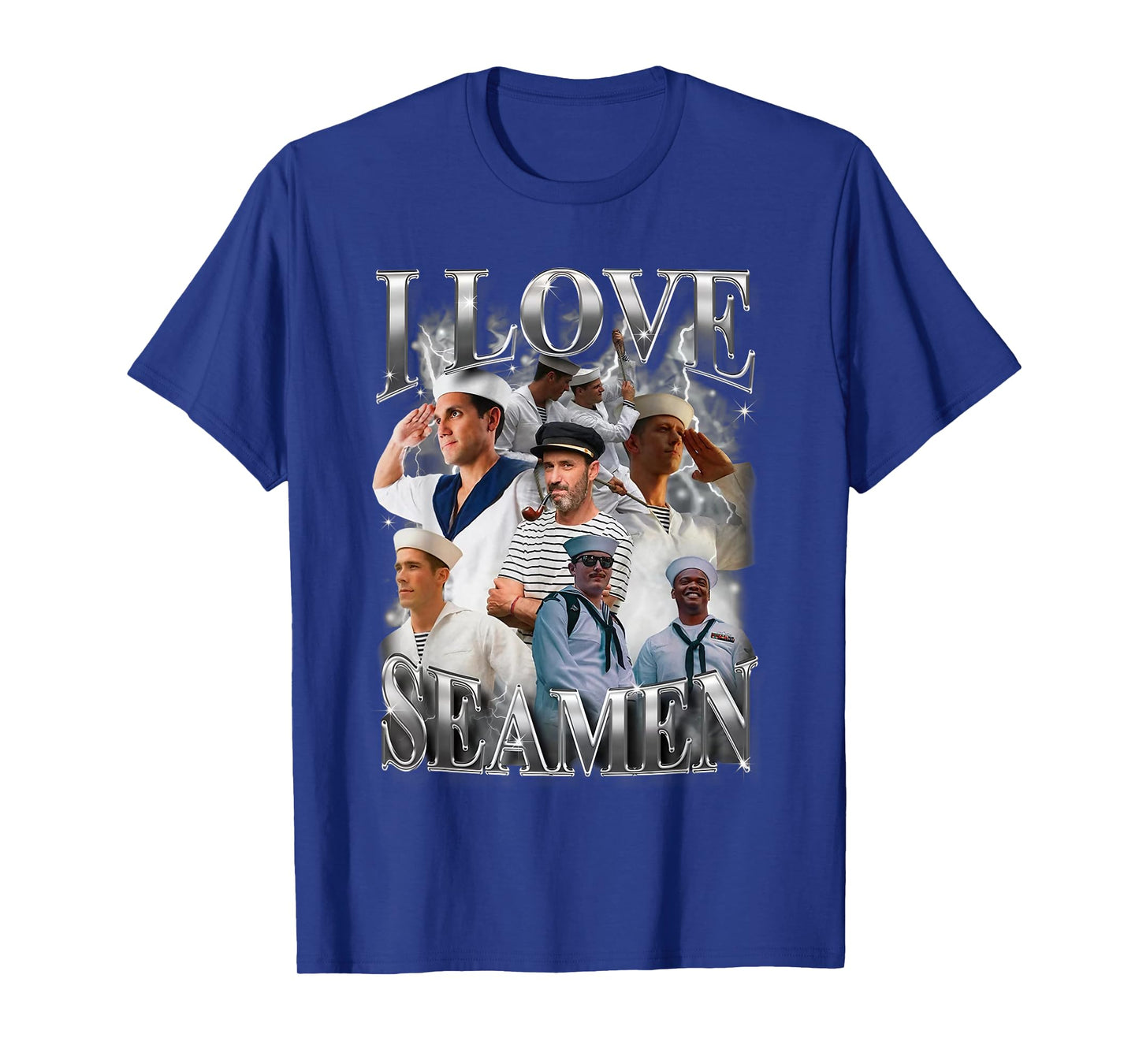 Funny I Love Seamen Meme Sea Lover Adult Humor Joke T-Shirt