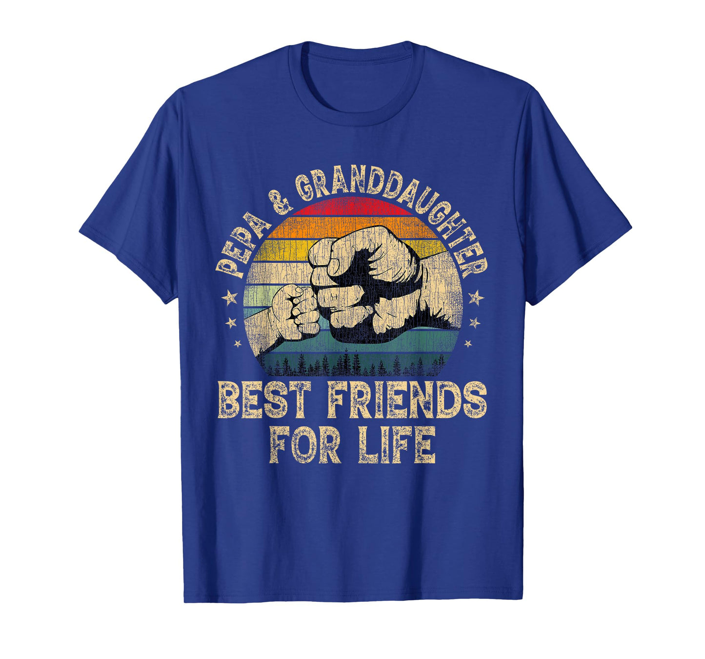 Pepa And Granddaughter Best Friends For Life Fathers Day T-Shirt