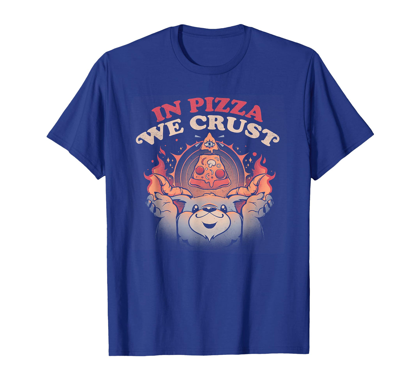 In Pizza We Crust Satan halloween T-Shirt