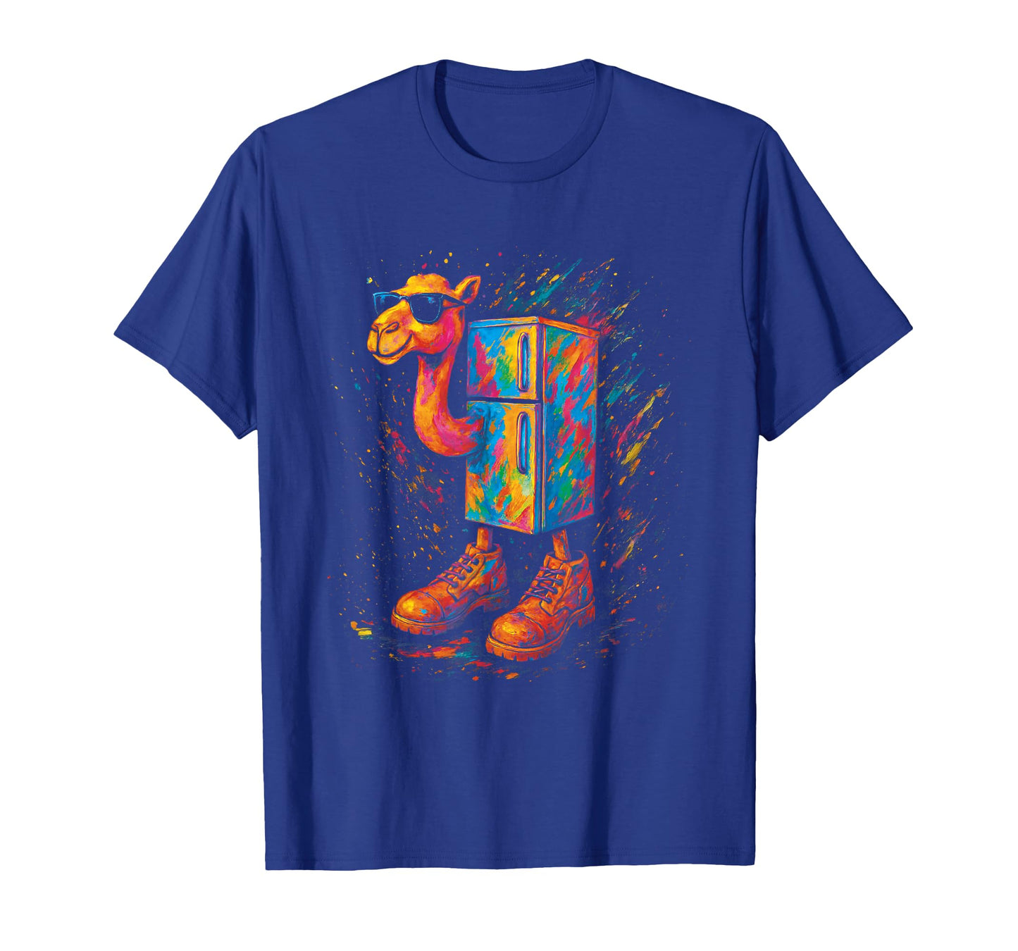 Surreal Italian Brainrot Meme Frigo Camelo Funny Watercolor T-Shirt