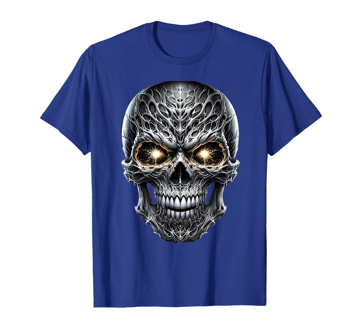 Scary Skeleton Face Evil Skeleton Halloween Costume T-Shirt
