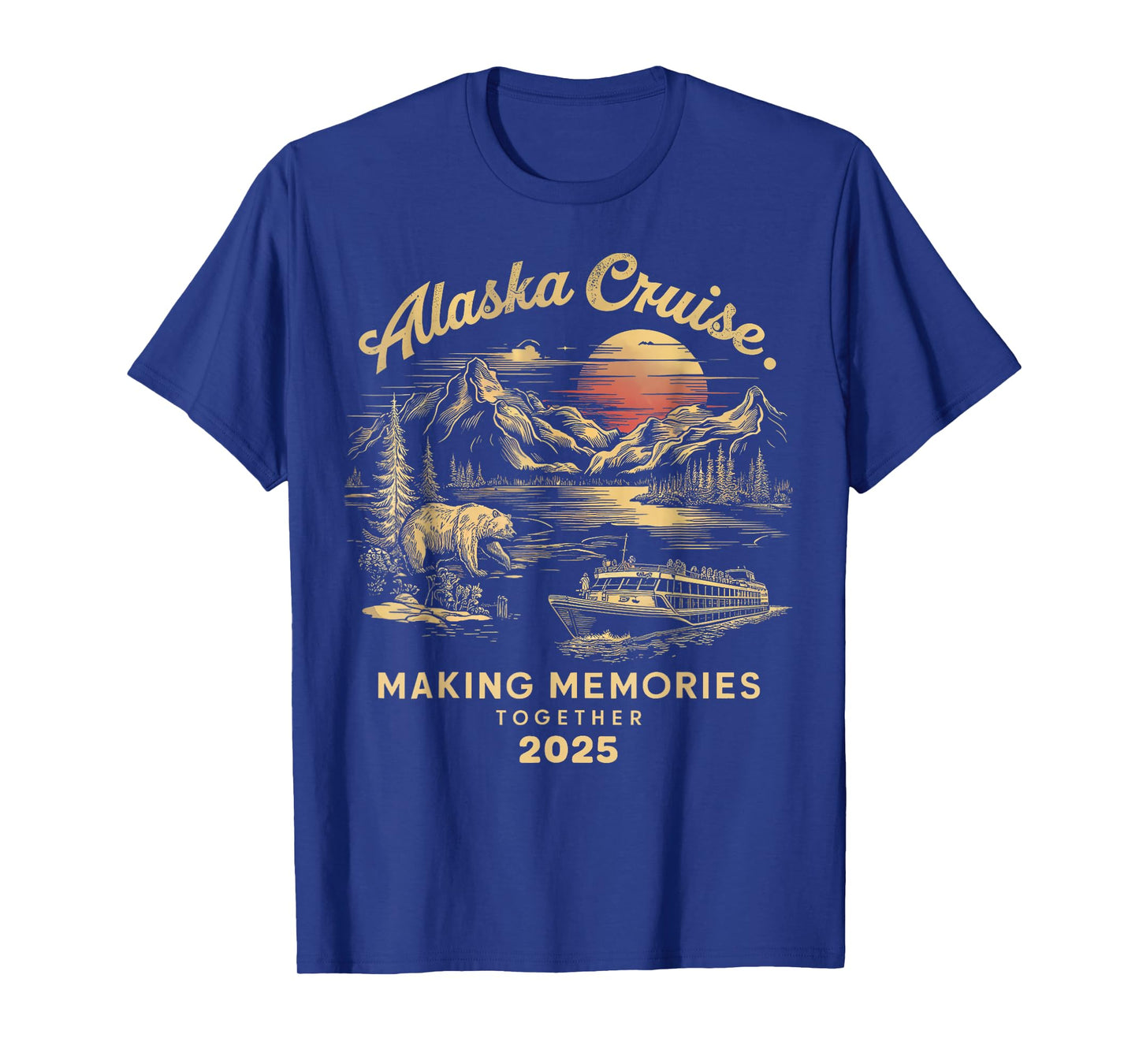 Matching Family Friends and Group Alaska Cruise 2025 T-Shirt