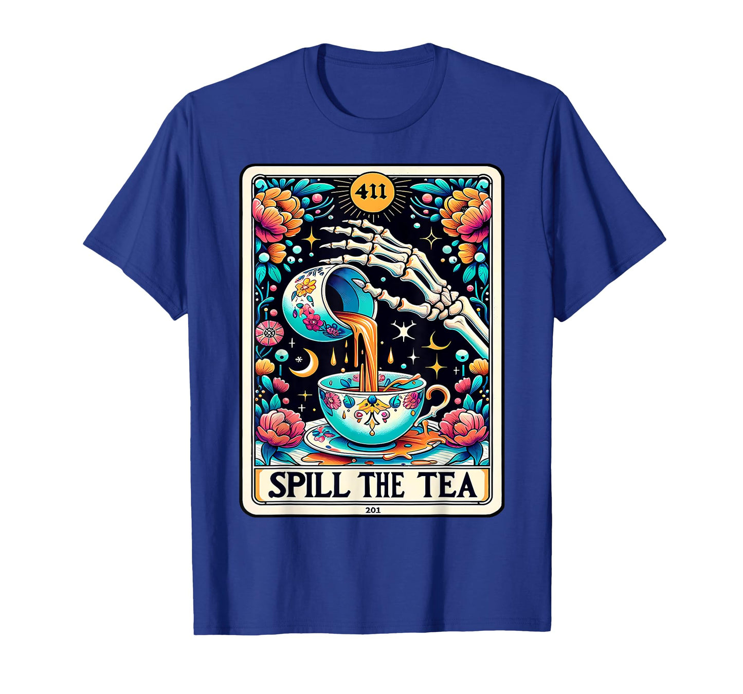 Spill The Tea Tarot Card T-Shirt