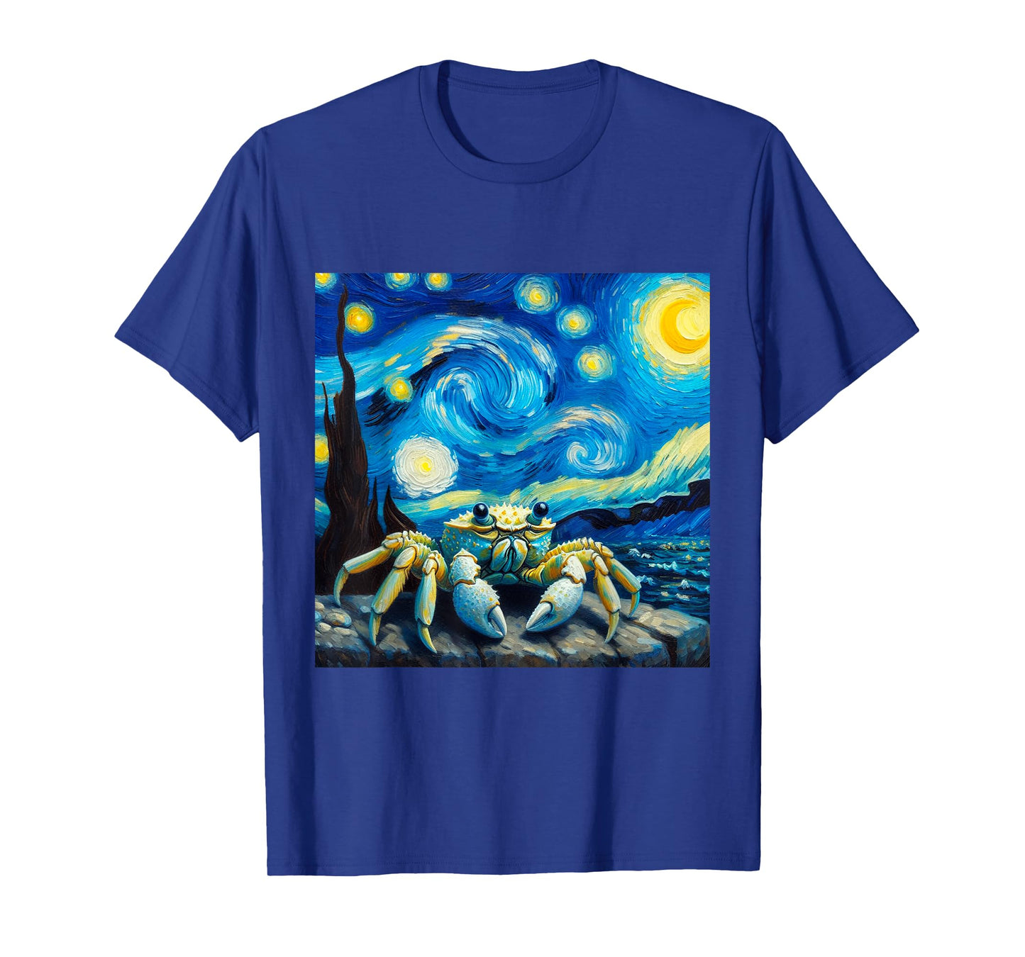 ghost crab Vincent van Gogh Starry Night T-Shirt