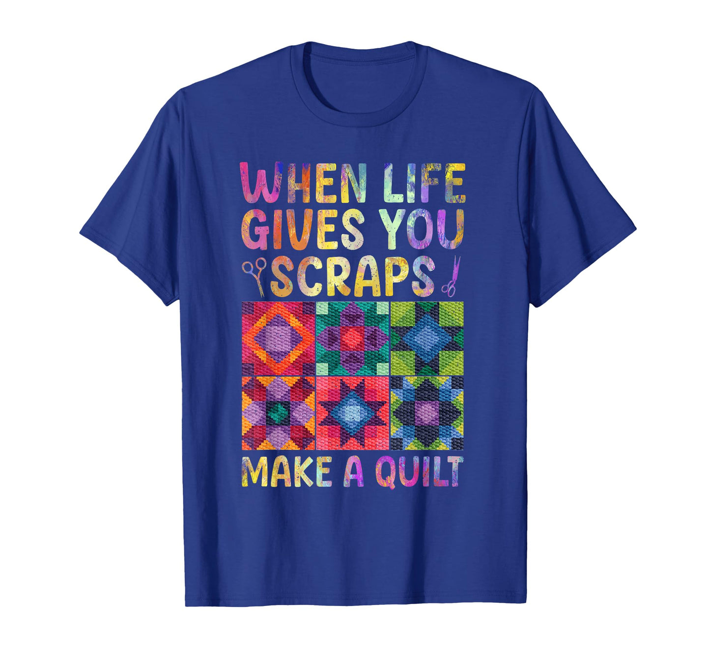 Quilting Design For Women Grandma Quilt Lover Sewing Quilter T-Shirt