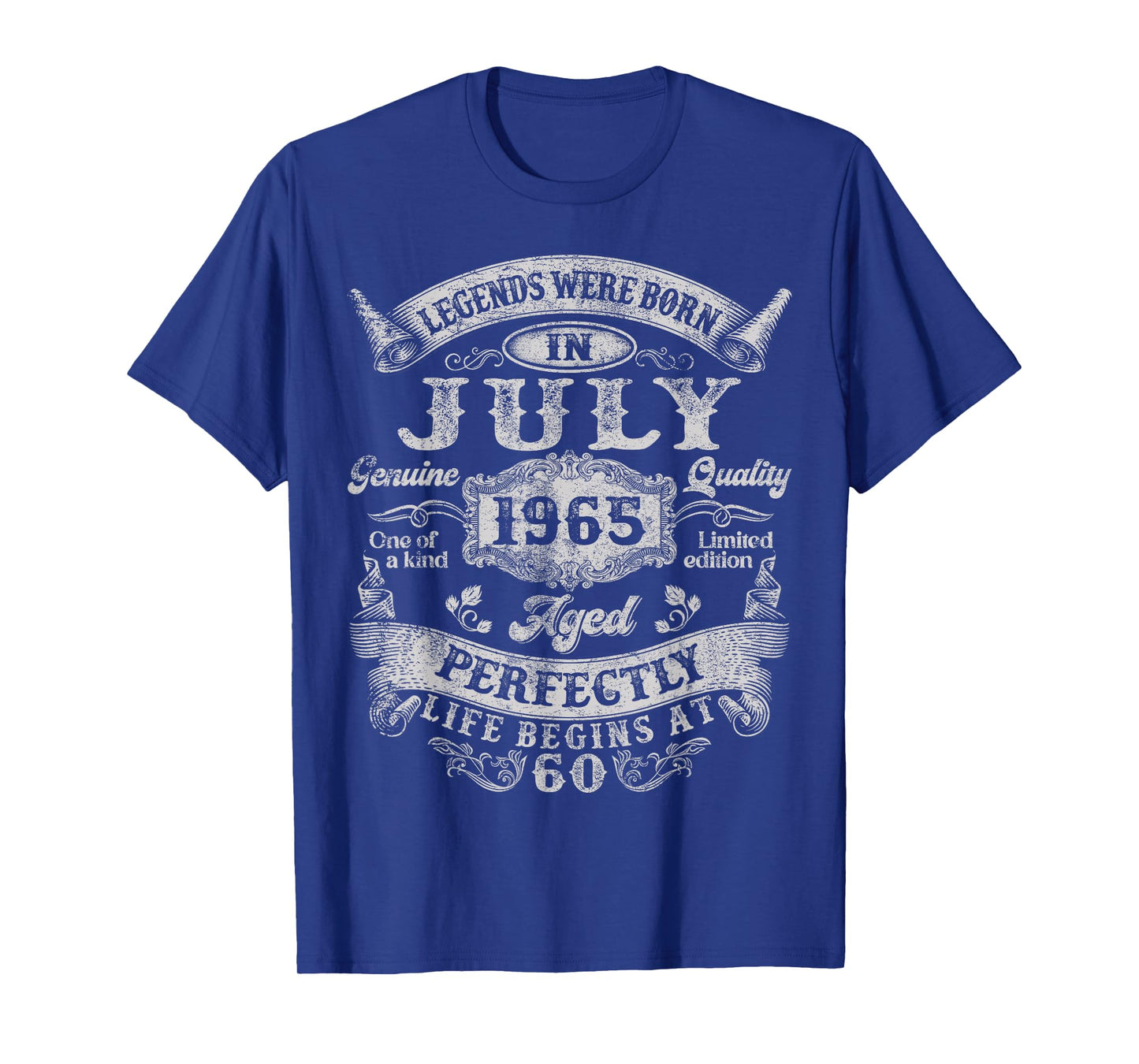 Legends since July 1965 60 Years Old 60th Birthday Men Women T-Shirt