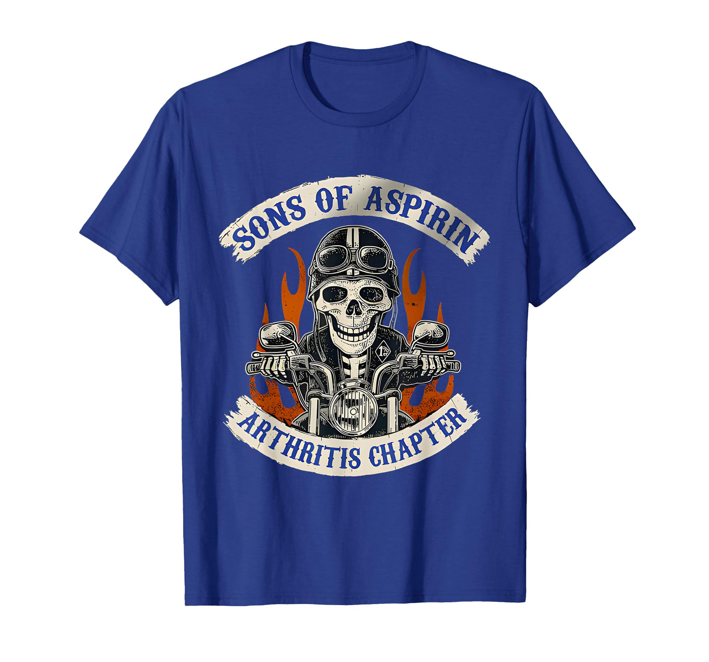 Sons of Aspirin Arthritis Chapter Men Women Funny Biker T-Shirt