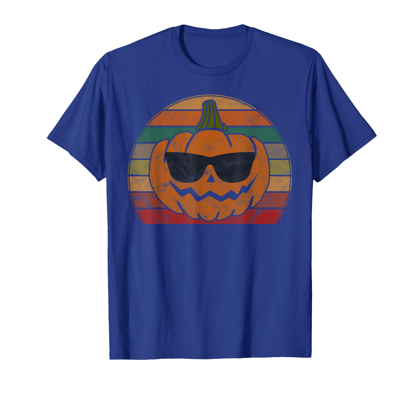 Vintage Pumpkin Face Costume Boys Girls Halloween T-Shirt