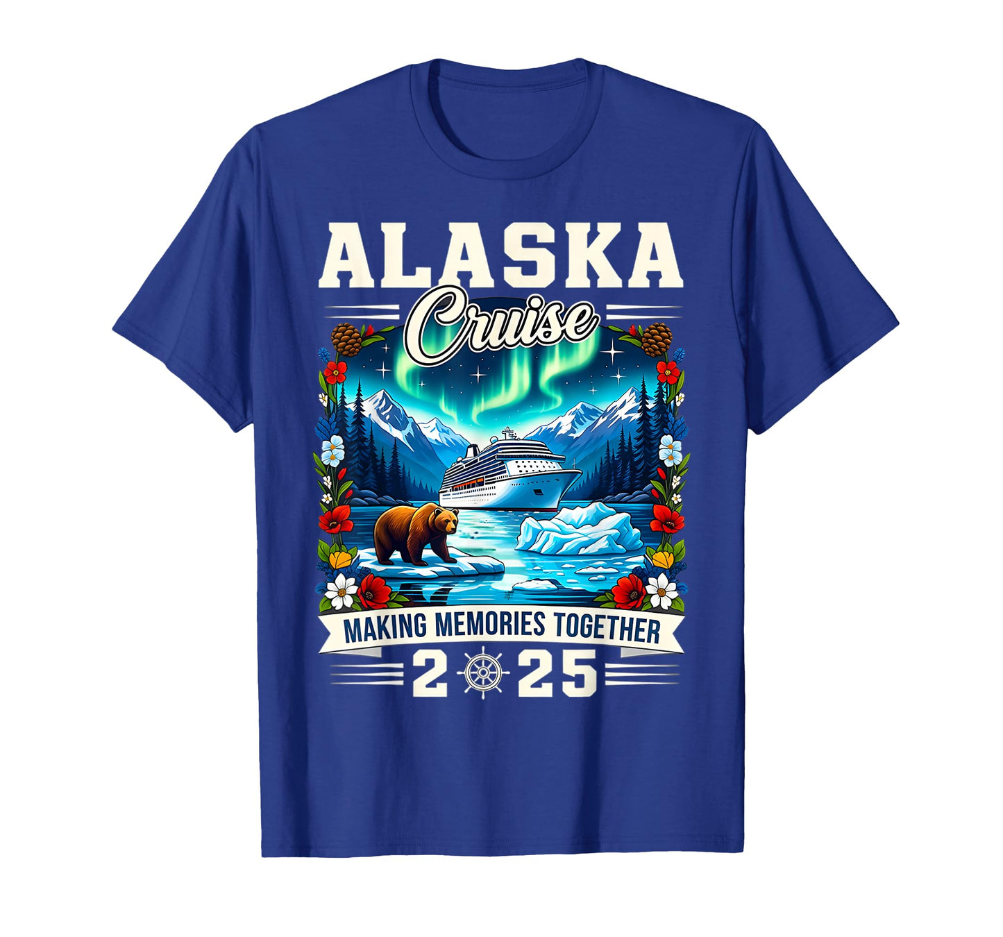 Matching Family Friends And Group Alaskan Alaska Cruise 2025 T-Shirt