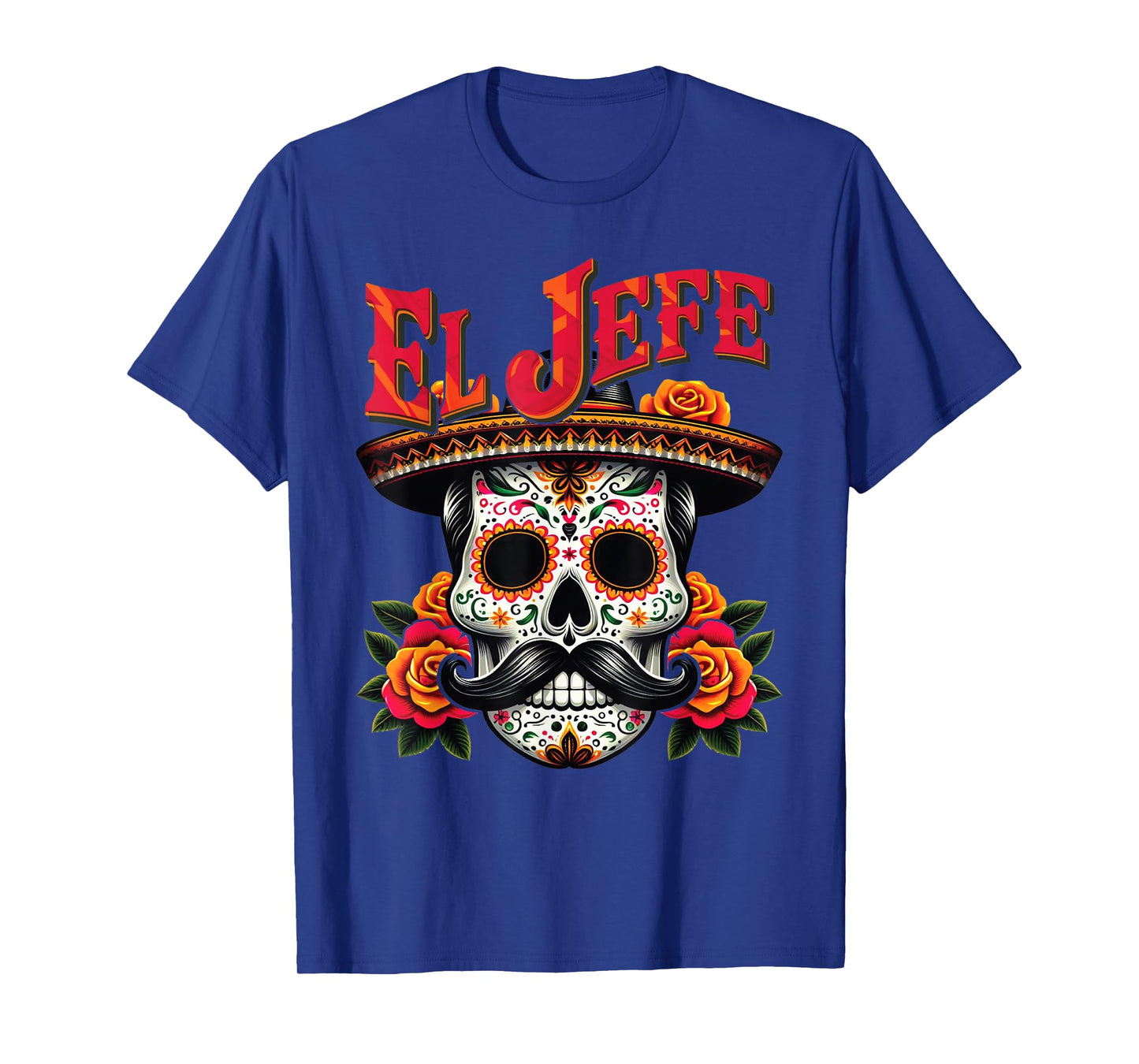 El Jefe Sugar Skull For Man T-Shirt