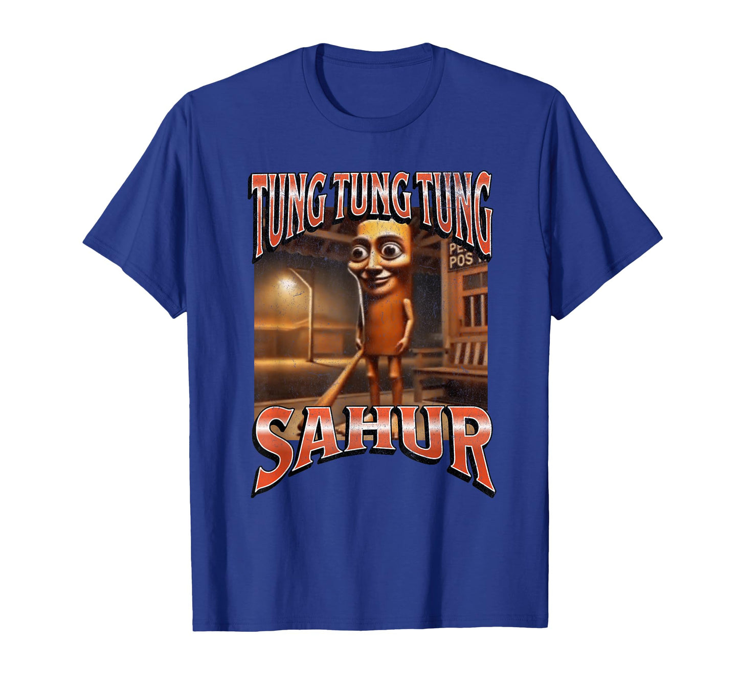 Tung Tung Sahur Funny Italian Brainrot Meme Graphic T-Shirt