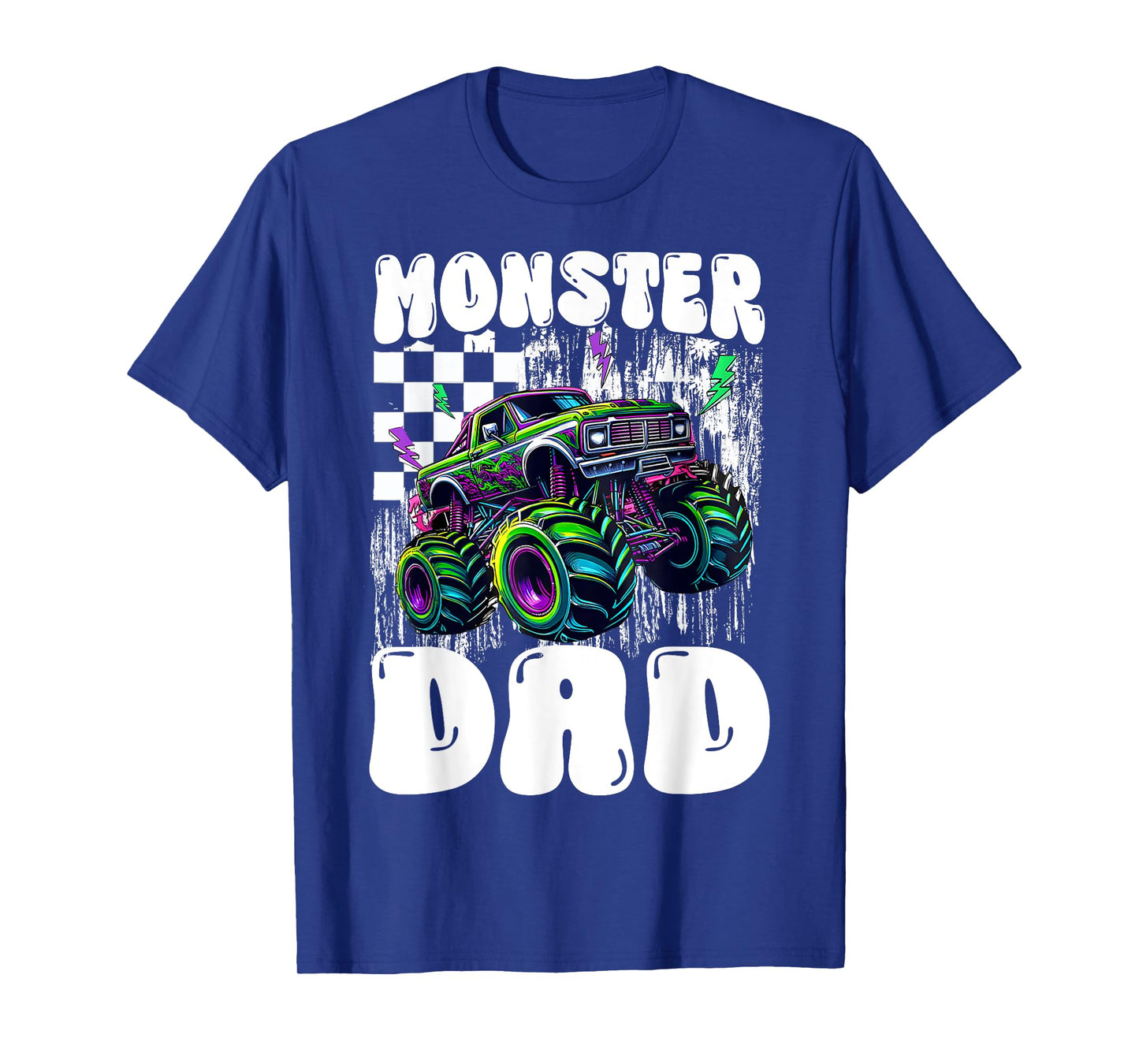 Monster Truck Dad Of Birthday Boy Family Matching Party T-Shirt