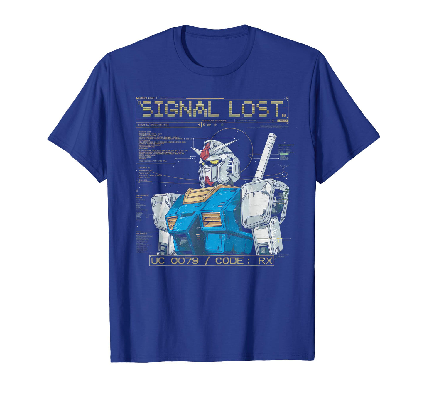 Mecha Tshirt Japanese Mecha Robot Head Anime Art Ukiyo-E T-Shirt
