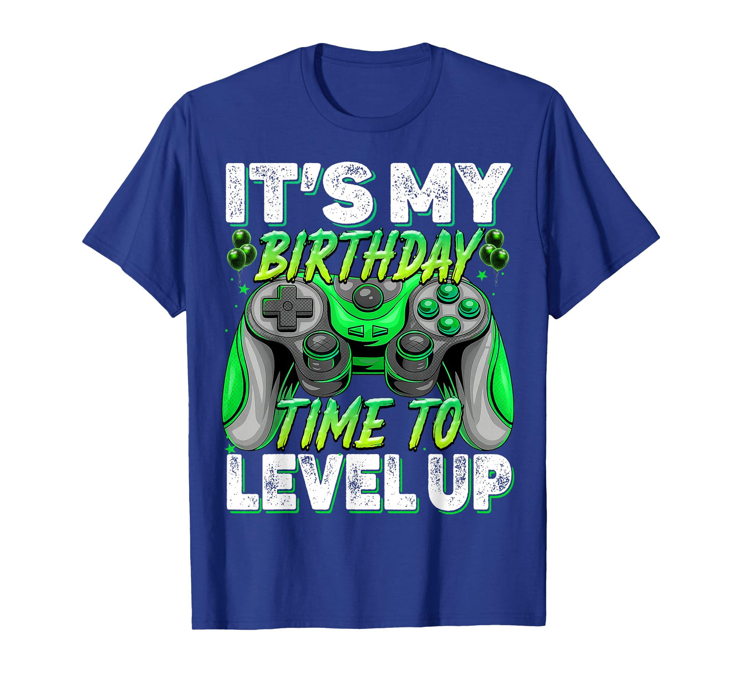It's my Birthday Time To Level Up Birthday Boy Gaming Kids T-Shirt