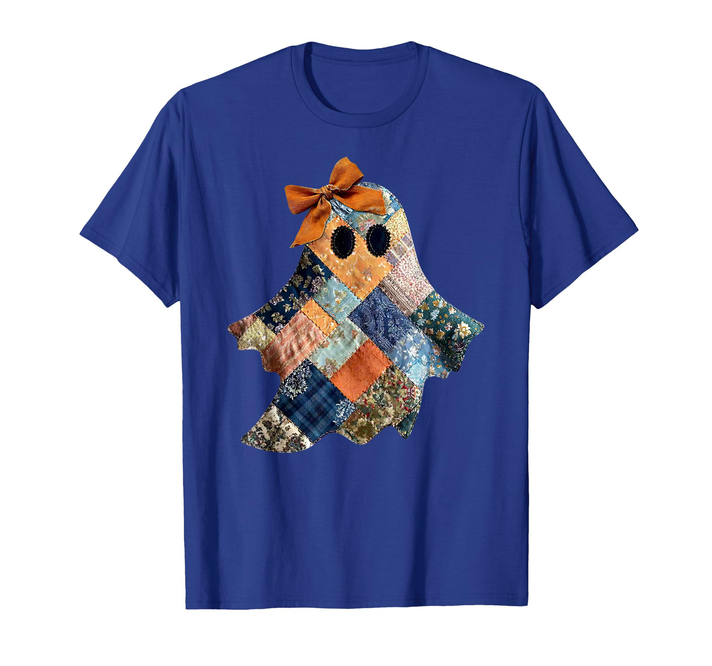 Patchwork Quilter Fall Ghost Bow Quilt Block Autumn Quilting T-Shirt