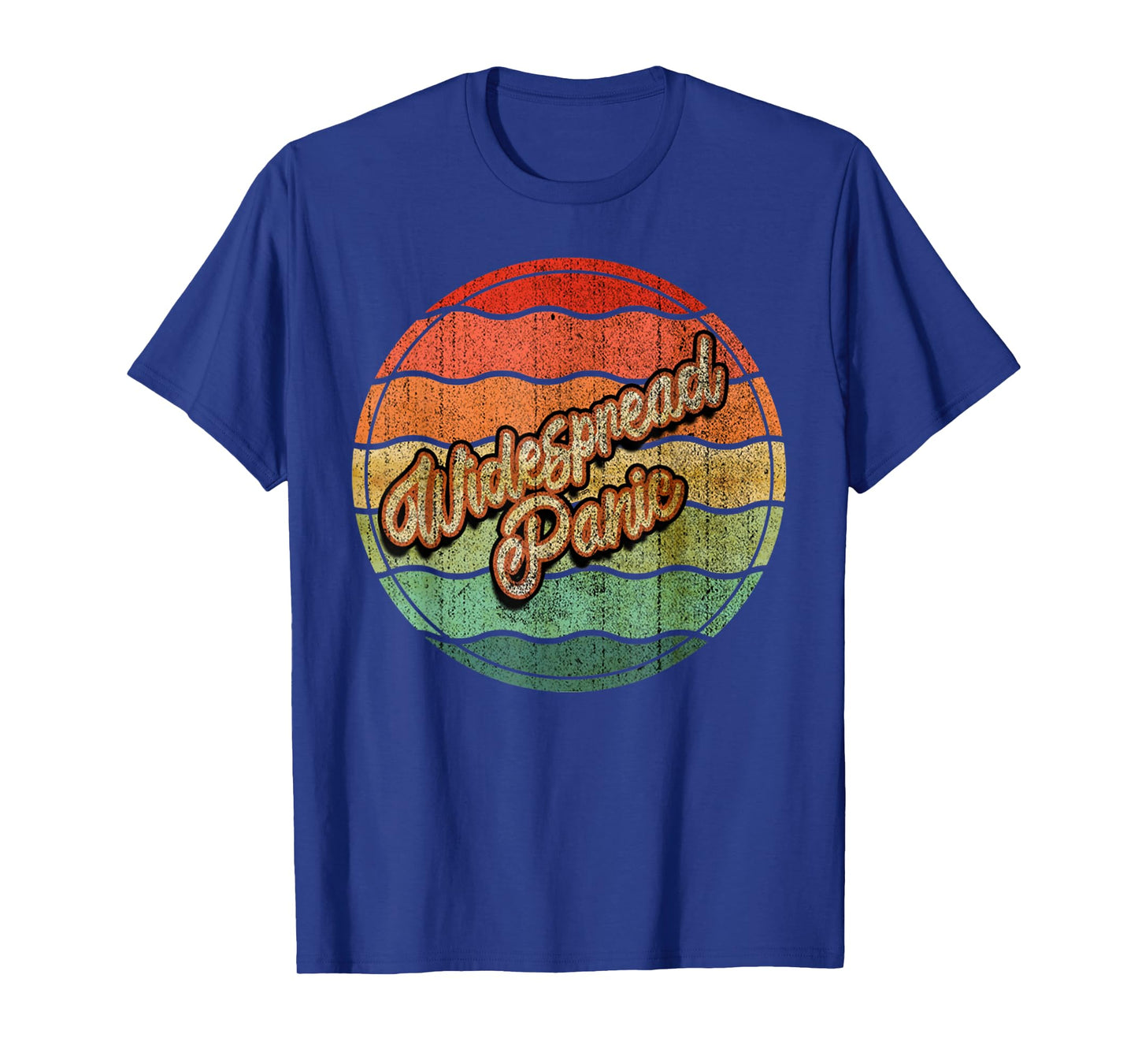 Widespread Personalized Name Retro Vintage Circle Art T-Shirt