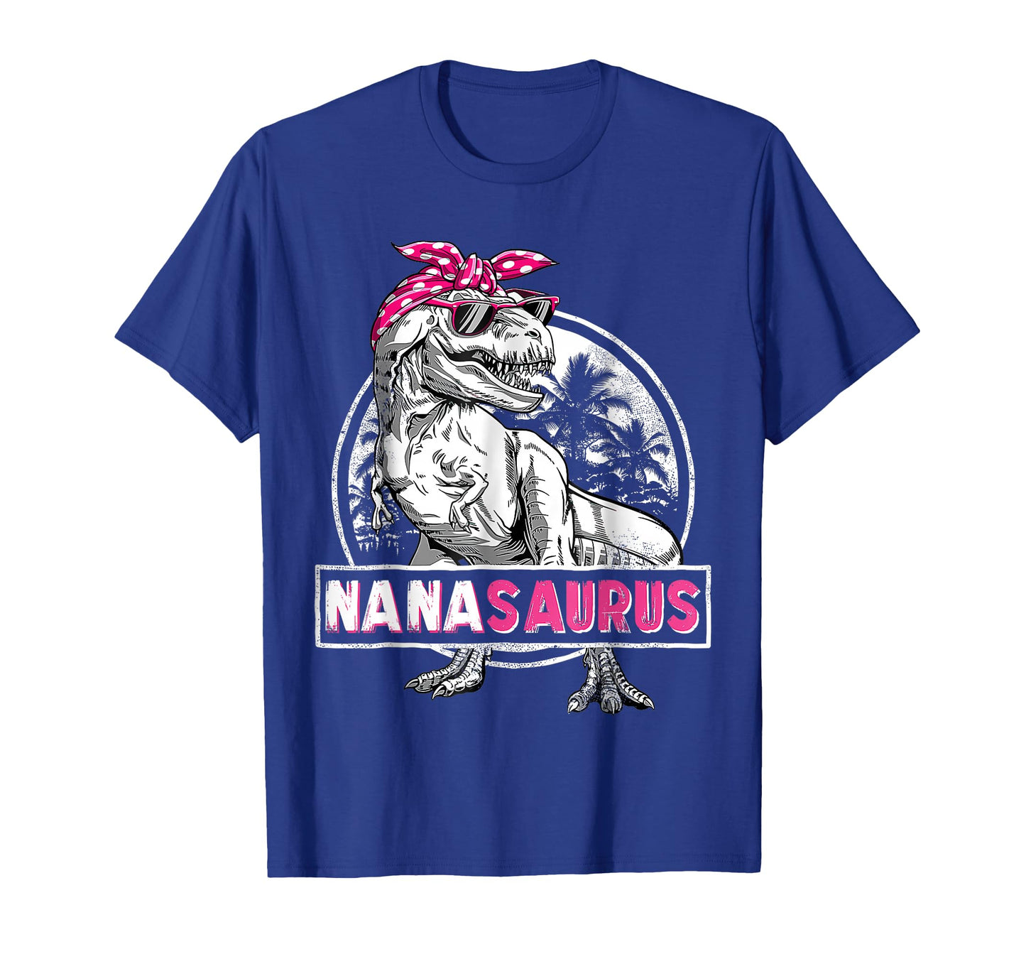 Funny Grandma Saurus Dinosaur Nanasaurus Family Matching T-Shirt