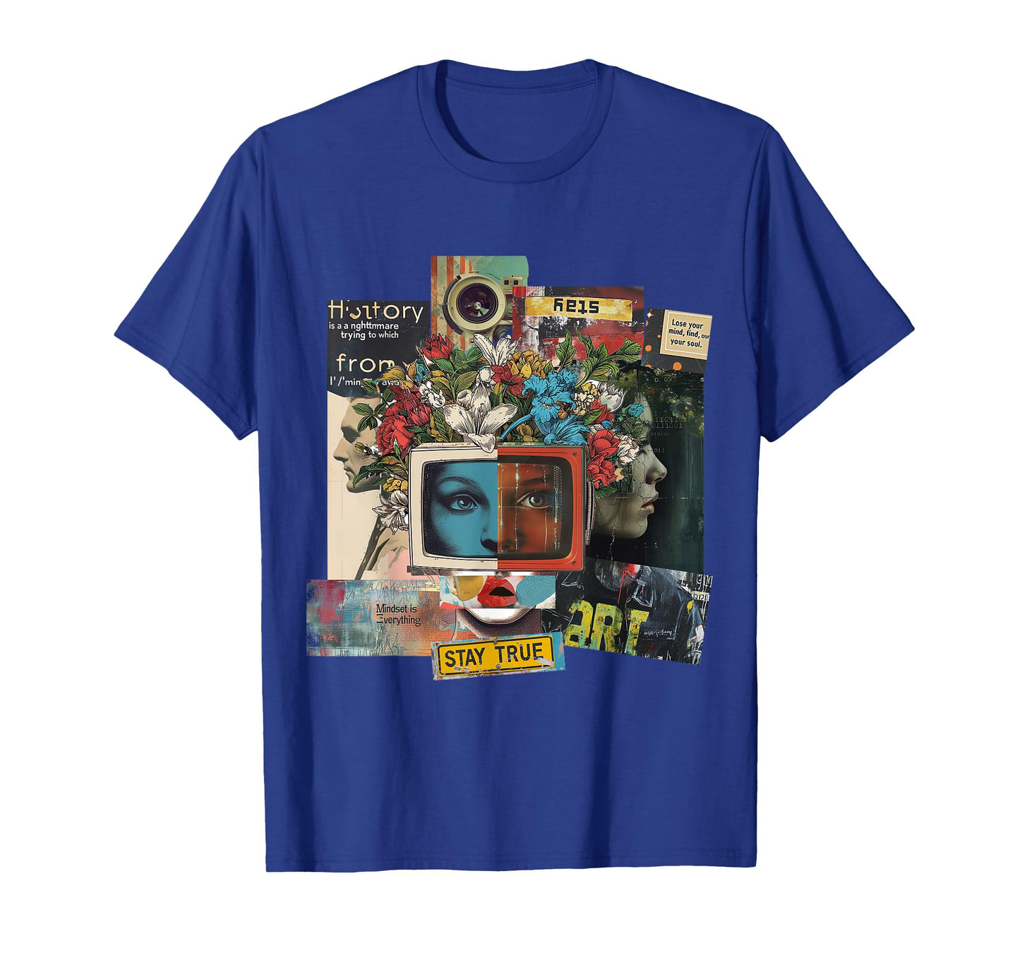 Graphic | Frontprint | Women Face Artwork Art T-Shirt