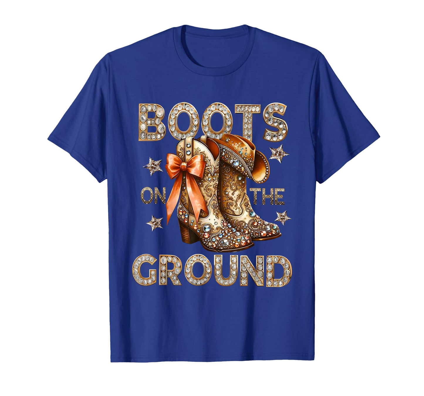 Linedance Boots On Ground Boots Cowboy Western Cowgirl Lover T-Shirt