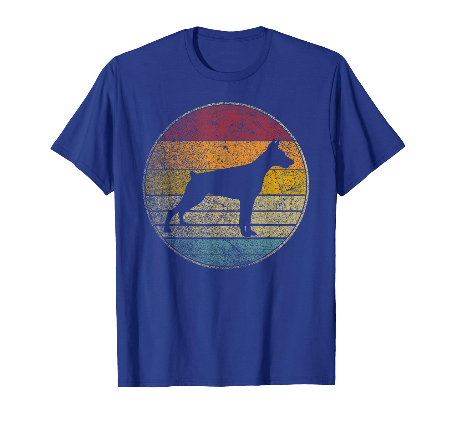 Doberman Pinscher Dog Vintage Distressed Retro Style Gift T-Shirt