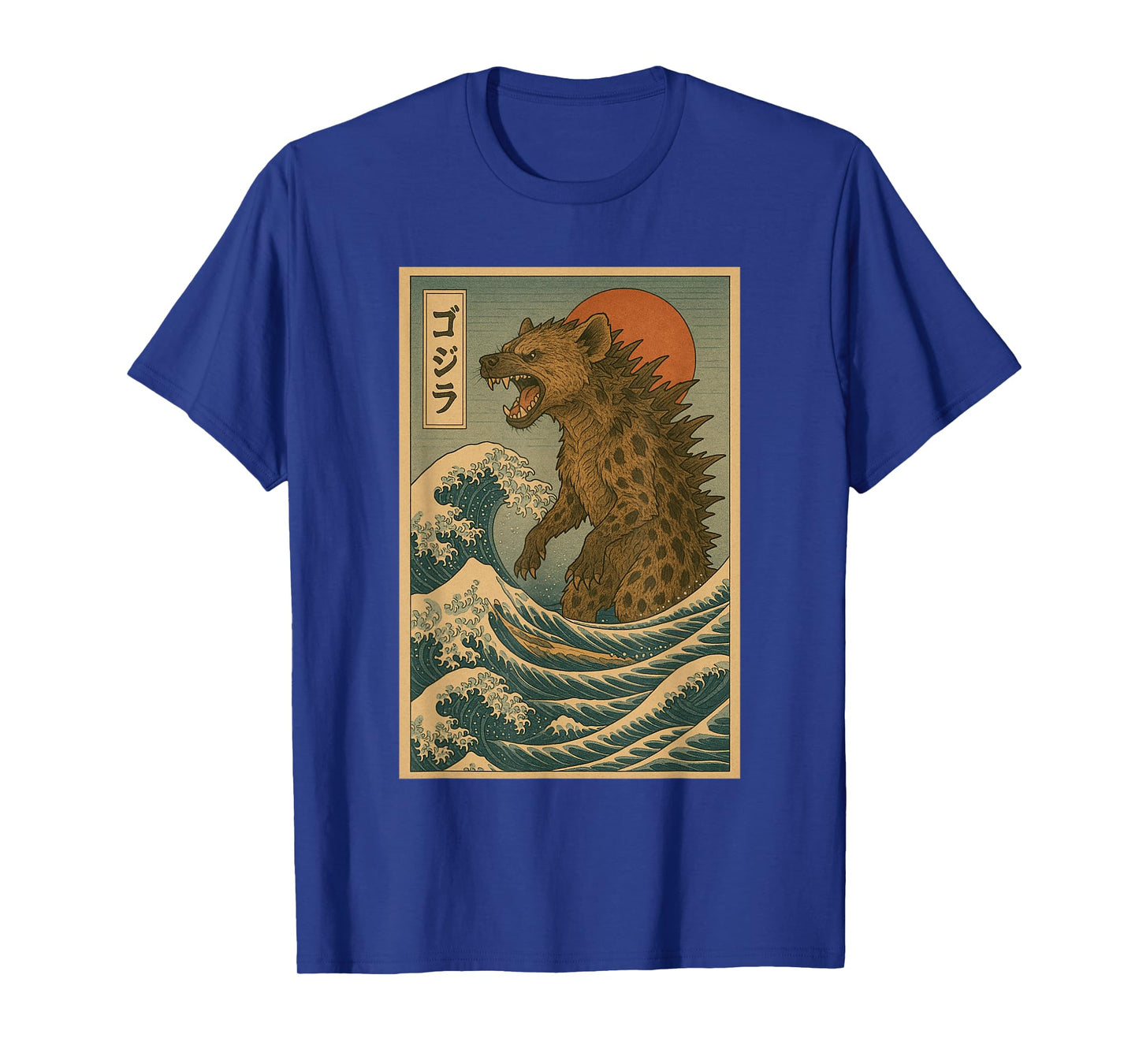 Hyena The Great Wave off Kanagawa T-Shirt