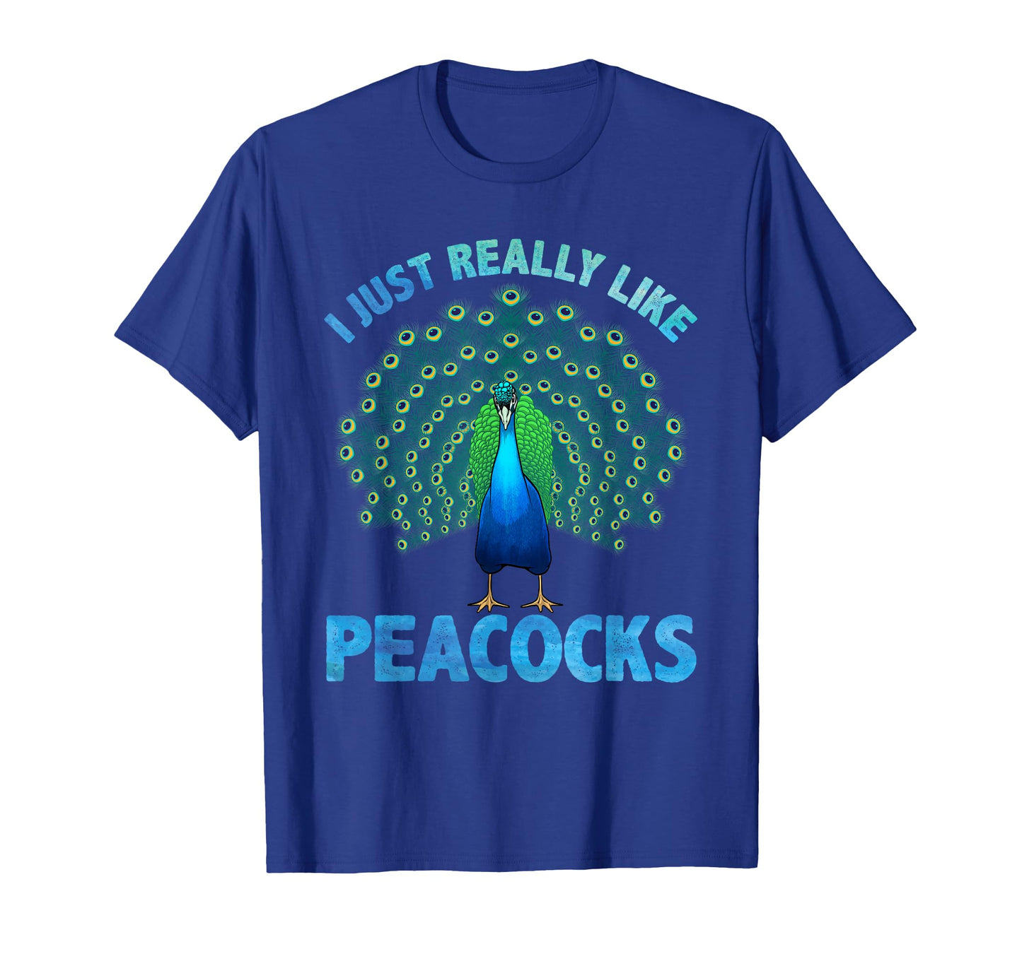Cool Peacock Design for Men Women Kids Bird Peacock Lovers T-Shirt