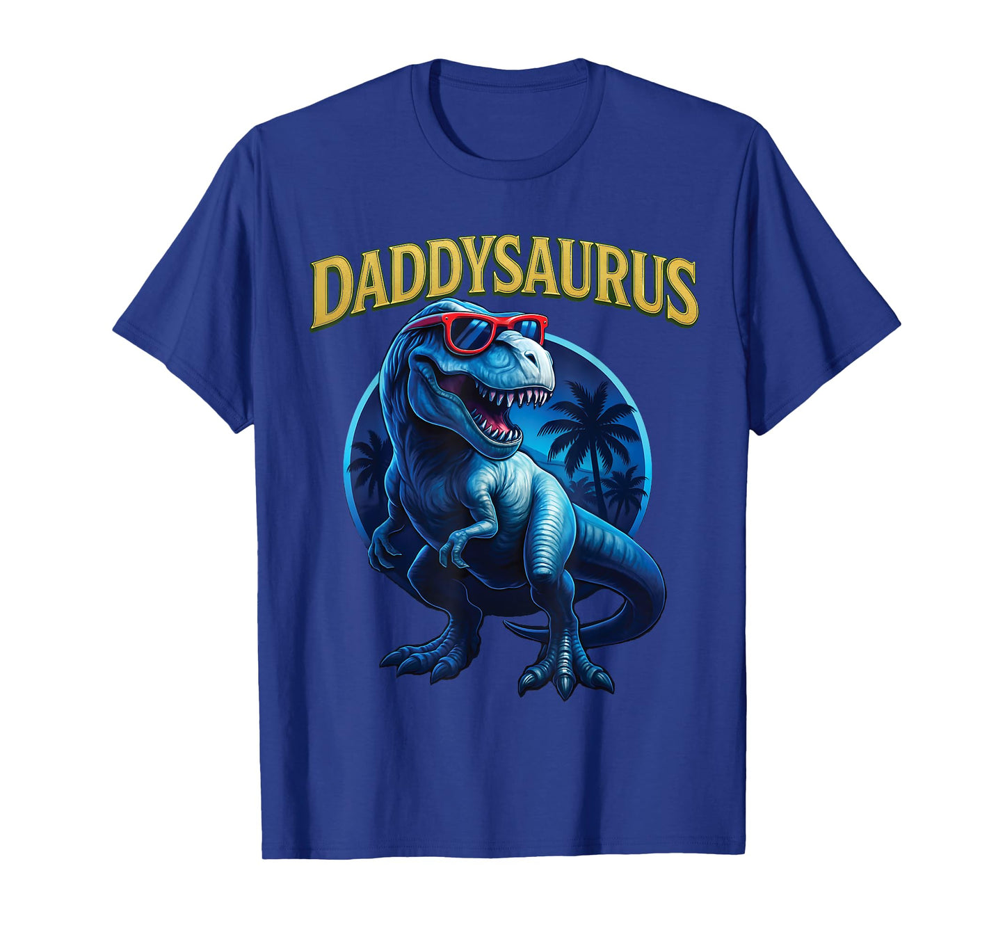 Cute Daddysaurus T-Rex Dad Dinosaur Daddy Saurus Fathers Day T-Shirt