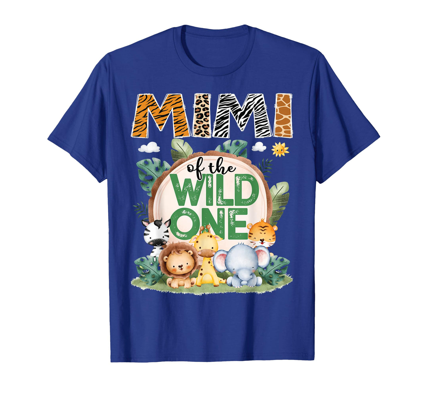 Mimi Of The Wild One Safari Jungle 1St Birthday Party T-Shirt