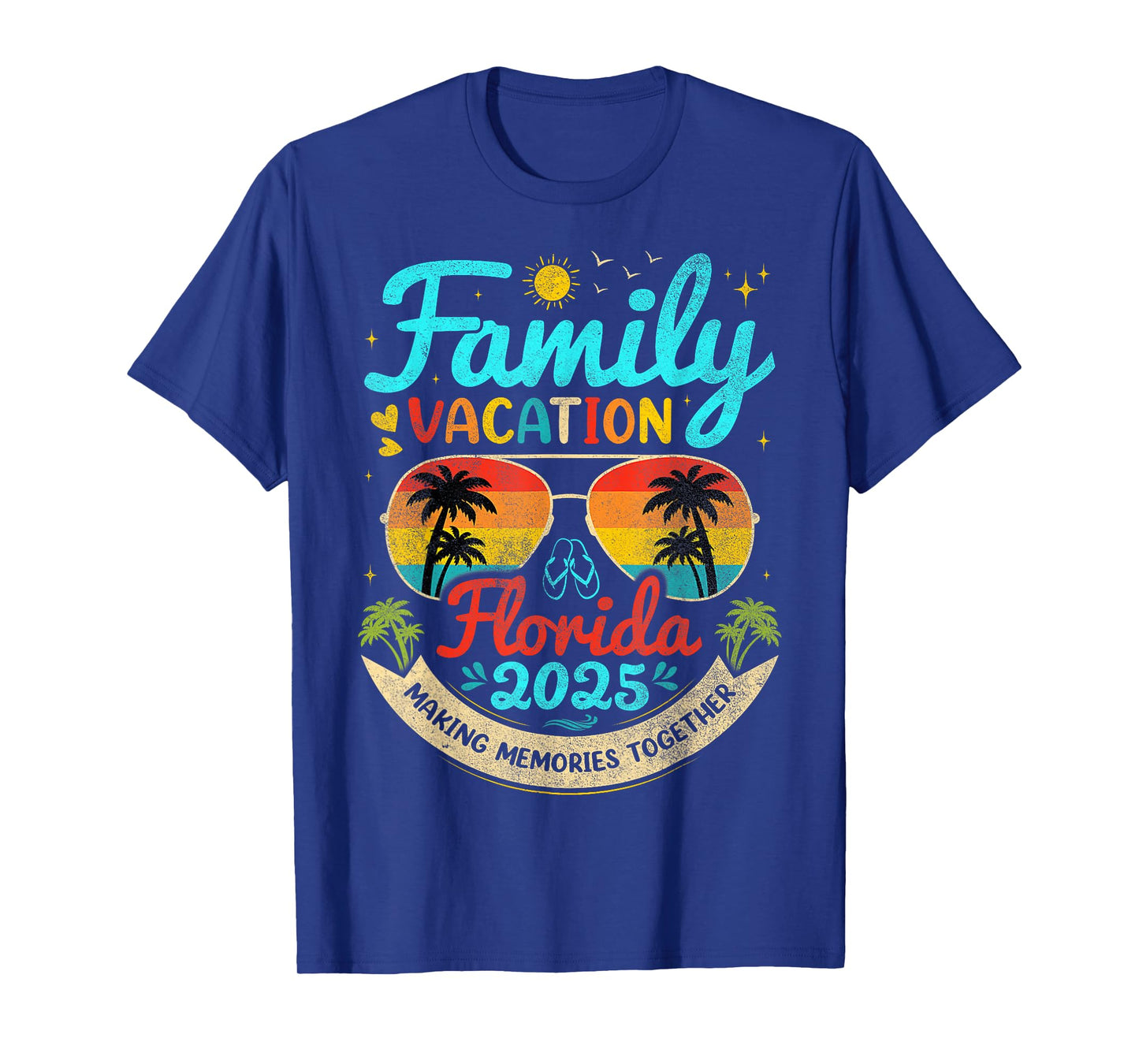 Family Vacation Florida 2025 Florida Group Summer Trip T-Shirt