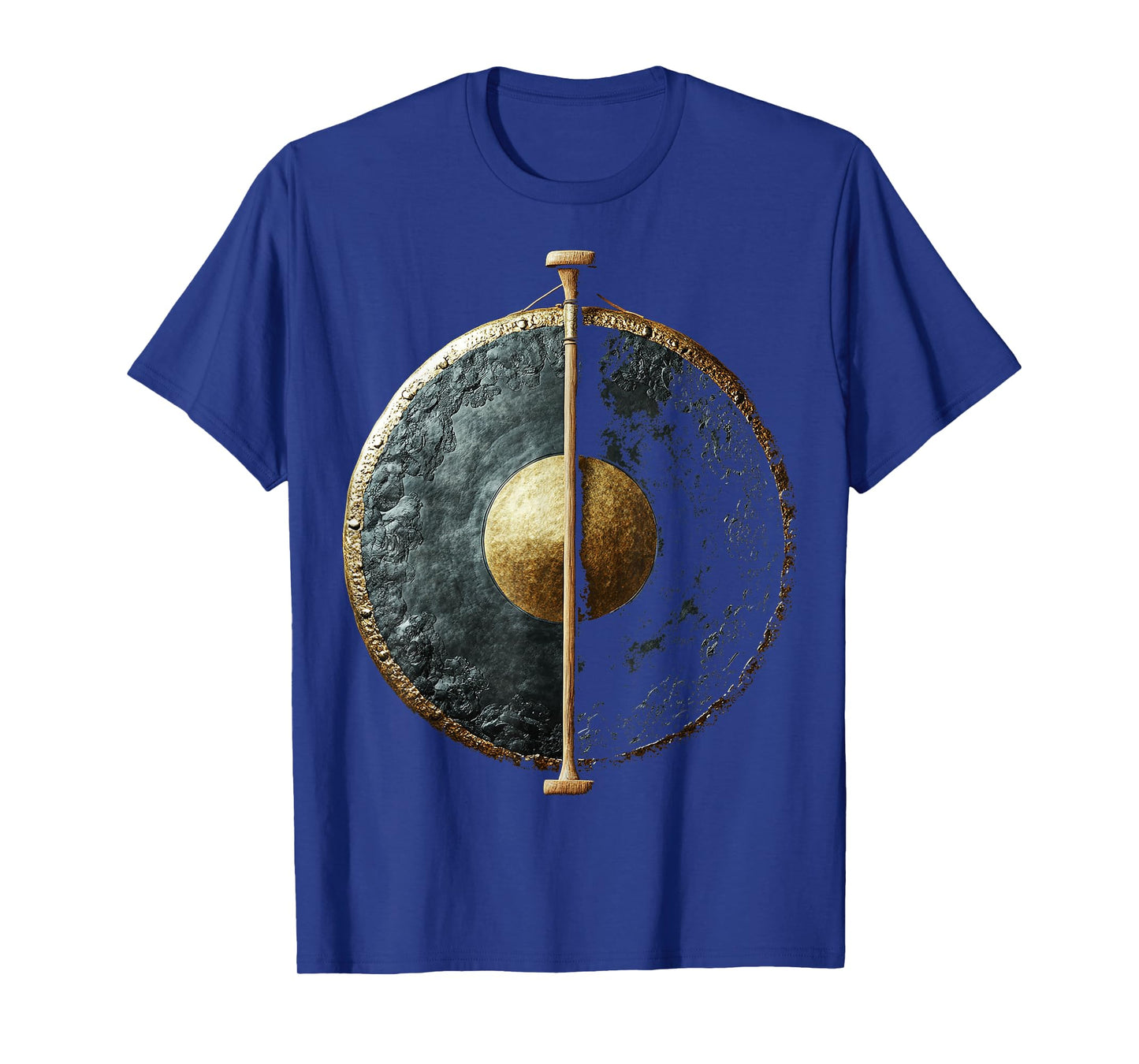 Gong Music Instrument Motif Art Gong T-Shirt