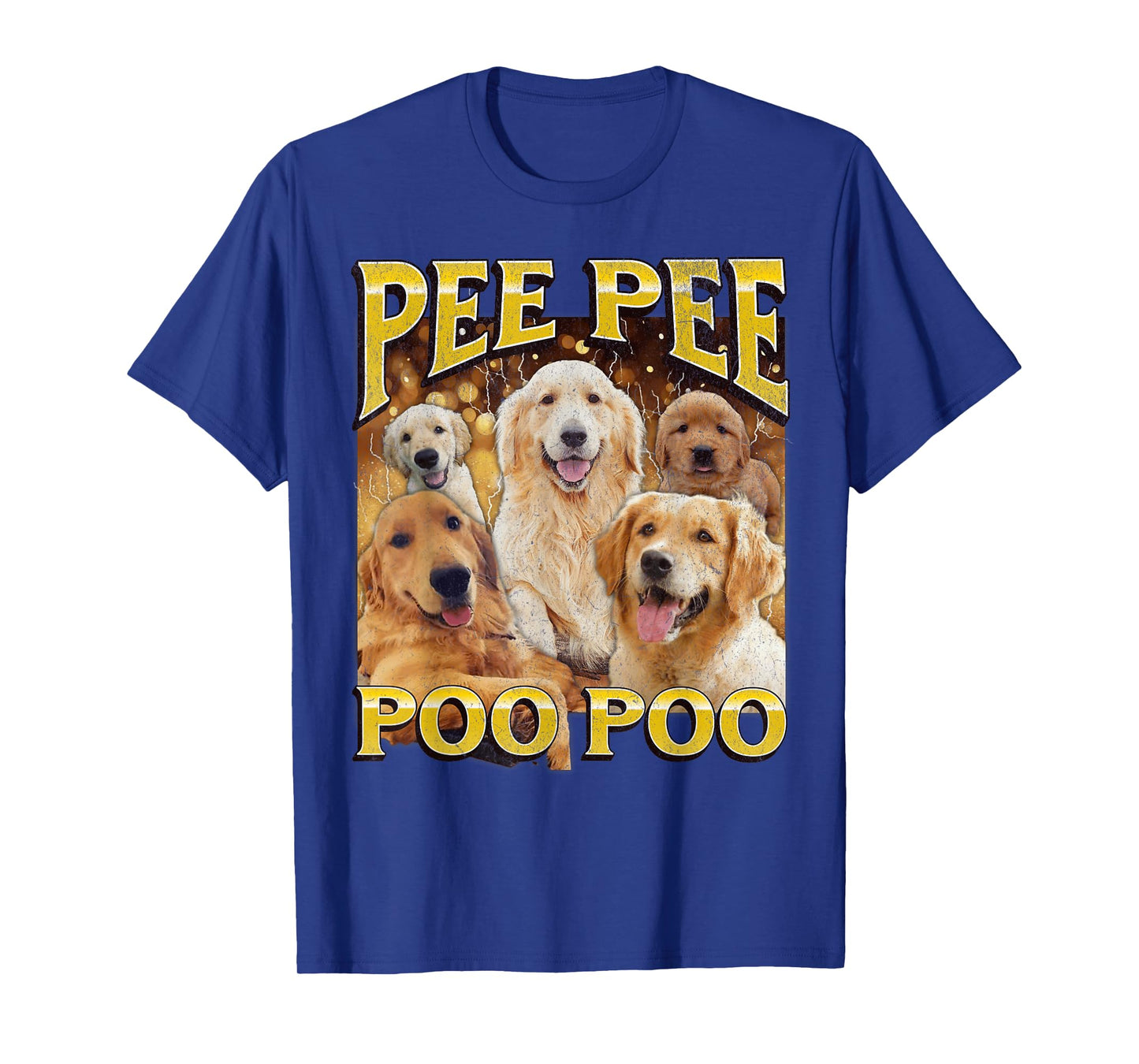 Pee Pee Poo Poo Funny Dog Meme Bootleg Graphic Men Women T-Shirt