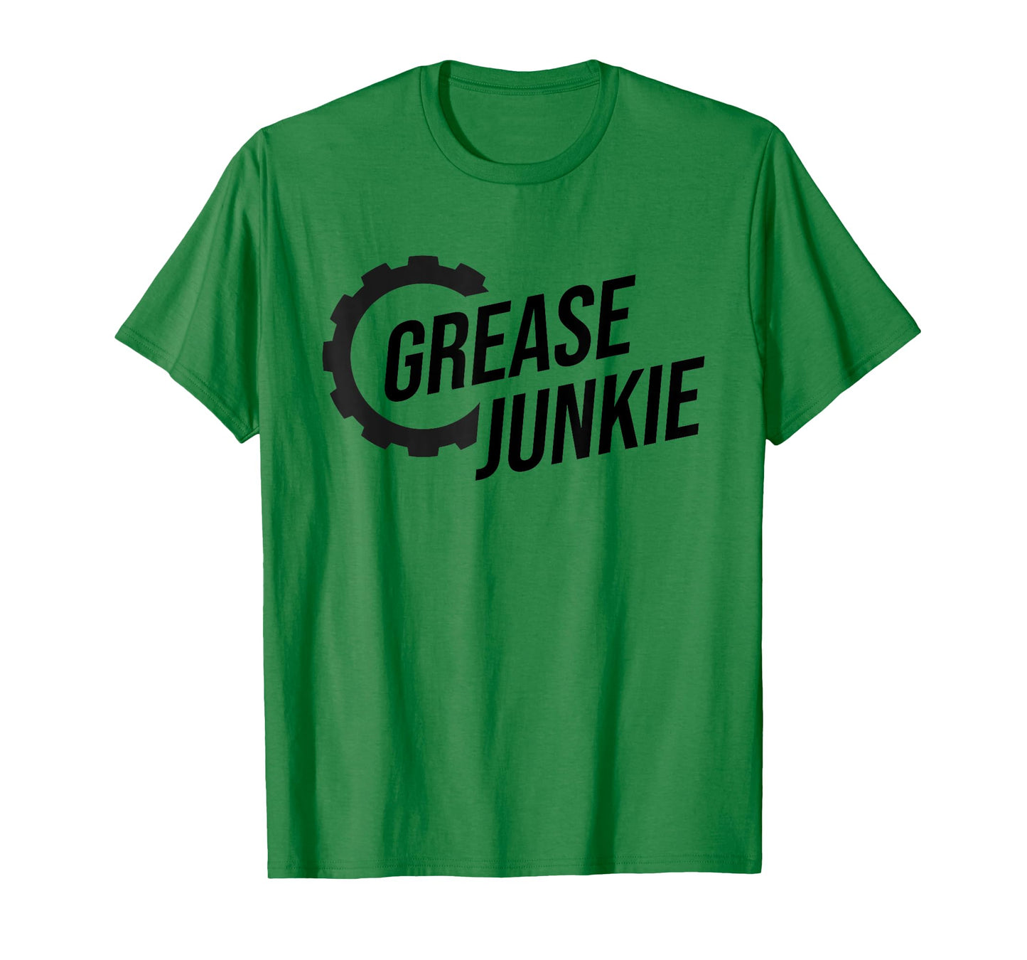 GREASE JUNKIE MONKEY MECHANIC TECH GARAGE REPAIR ENGINES T-Shirt