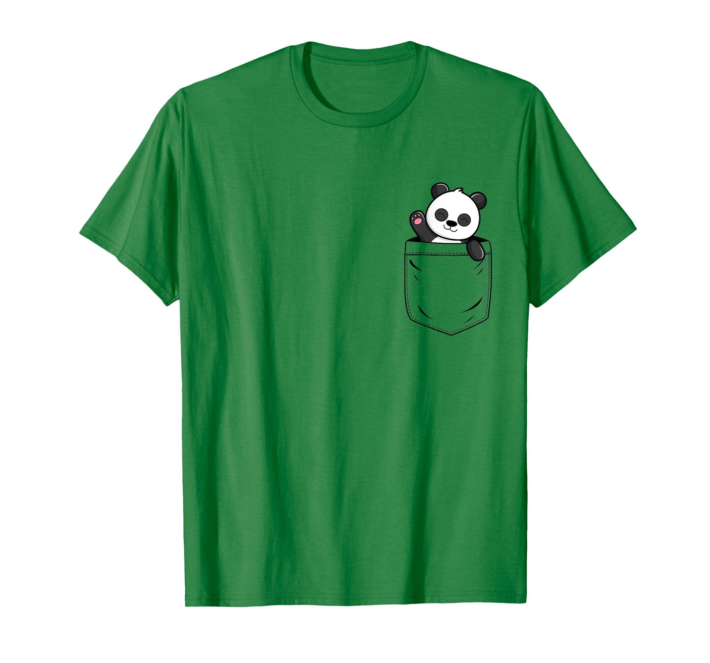 Panda Lovers Cute Funny Panda In Pocket T-Shirt