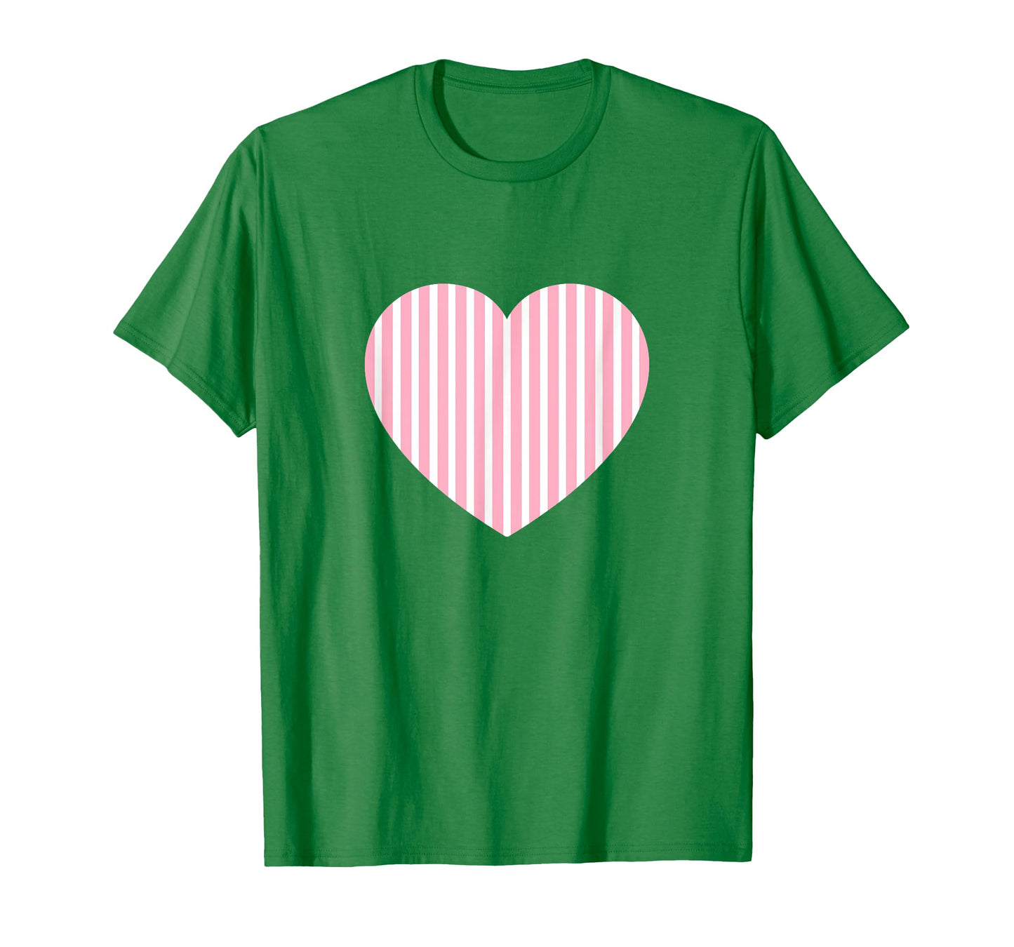 Cute Pastel Rose Pink White Vertical Line Stripes Minimalist T-Shirt