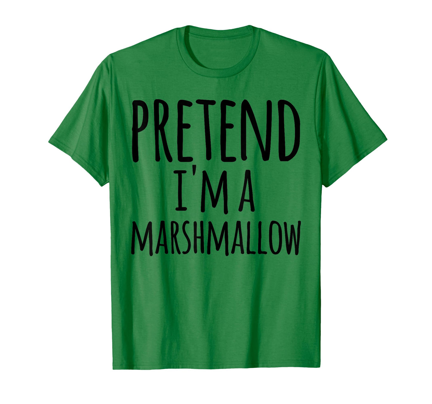 Funny Easy Lazy Halloween PRETEND I'M A MARSHMALLOW Costume T-Shirt