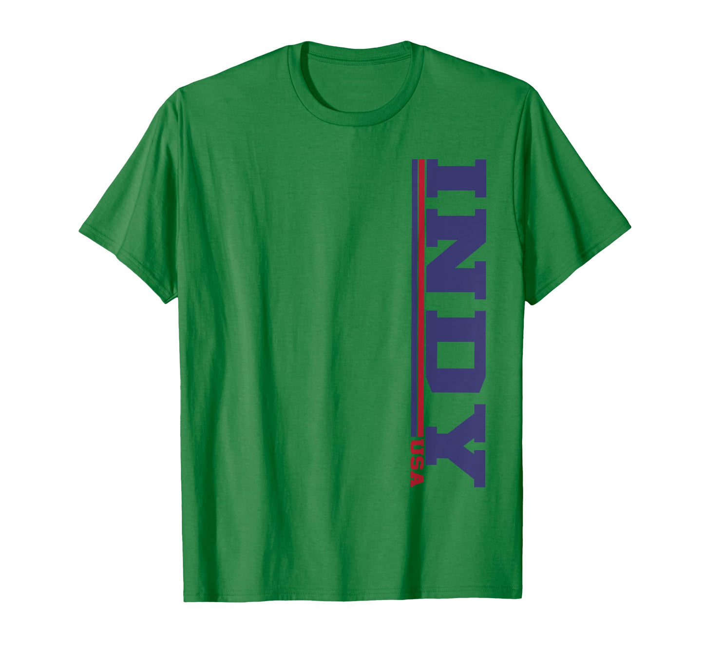 Patriotic Indianapolis USA Vintage Stripes Iconic Indy T-Shirt