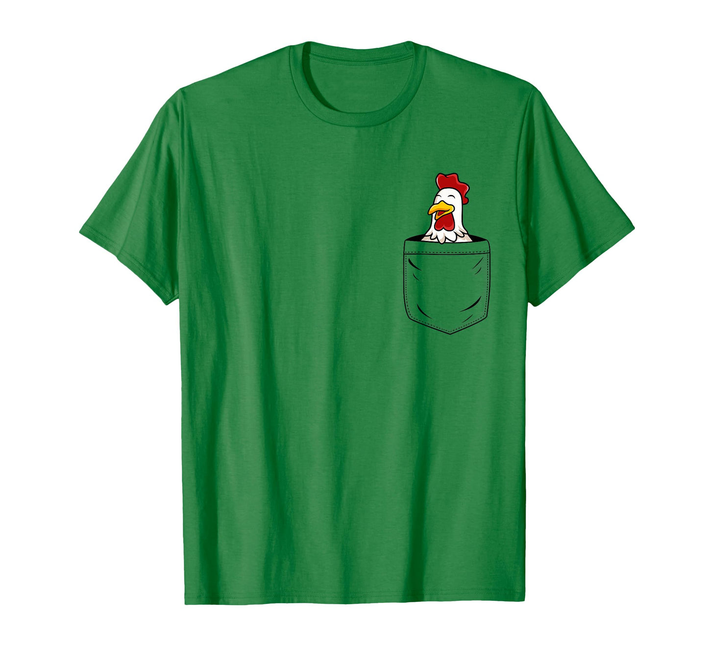 Chicken Lovers Cute Funny Chicken In Pocket T-Shirt