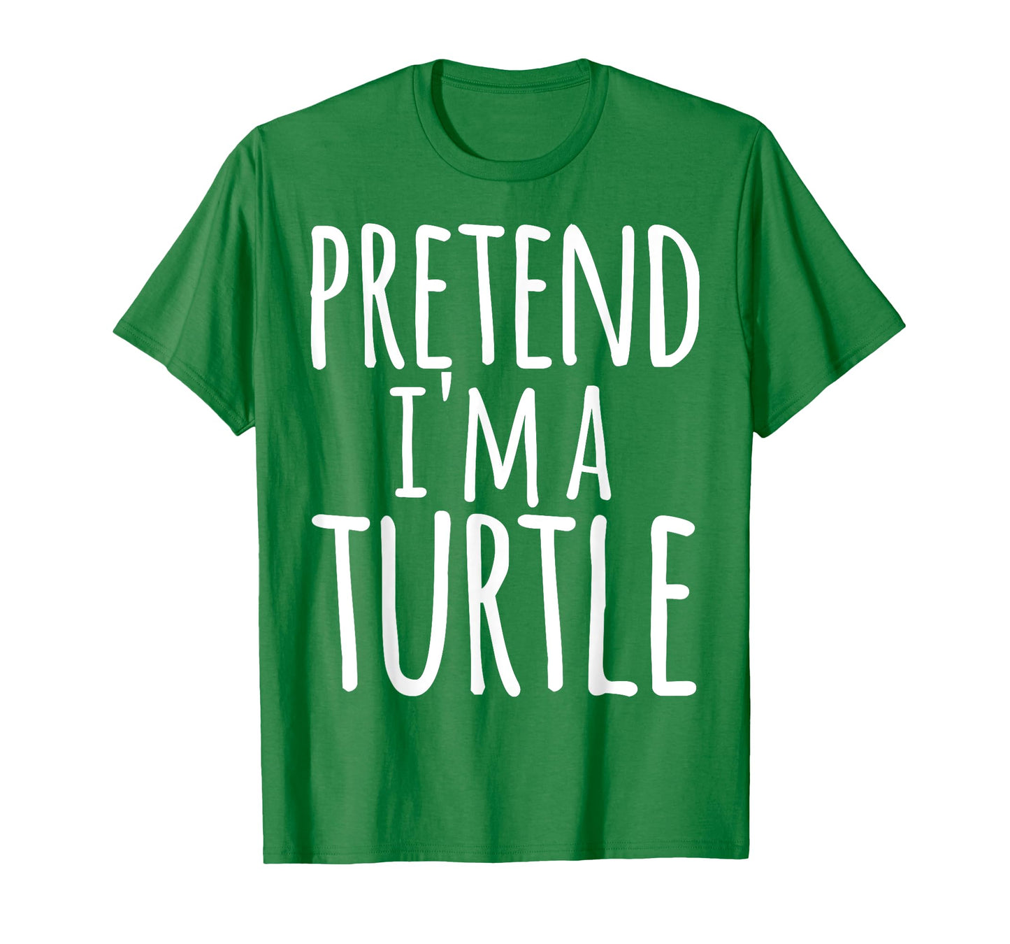 Funny Easy Lazy Halloween PRETEND I'M A TURTLE Costume T-Shirt