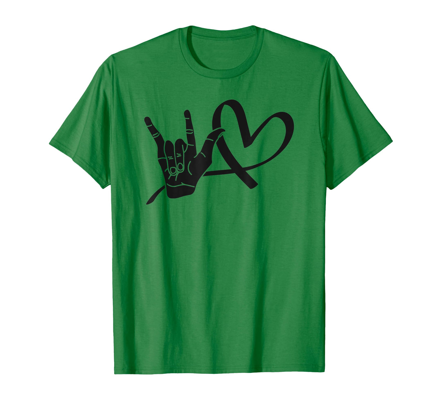 Deaf Awareness Shirts Sign Language Shirt Love ASL Teacher Men Women Kids T-Shirt