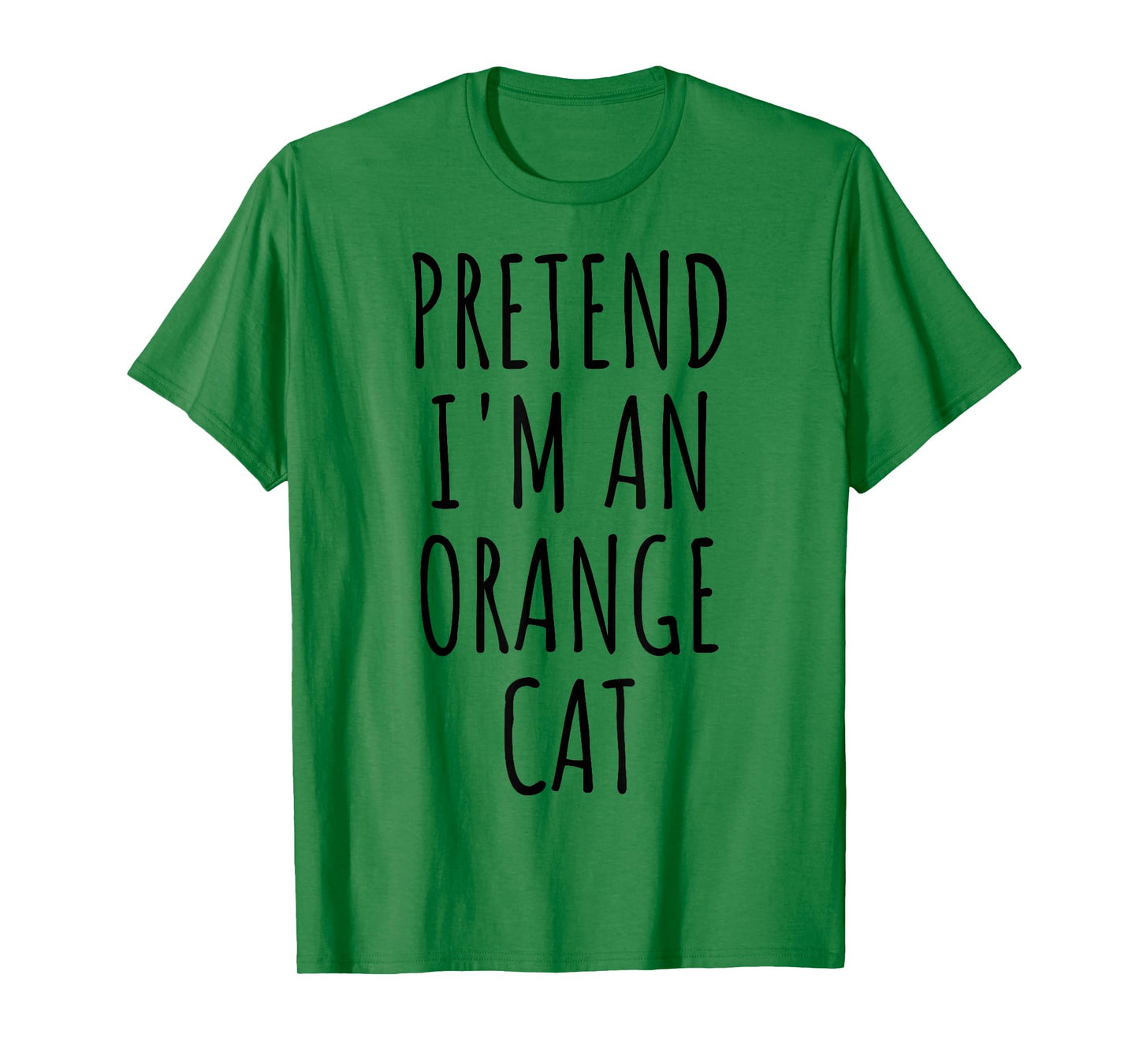 Pretend I'm An Orange Cat Halloween Costume T-Shirt for Men Women Kids